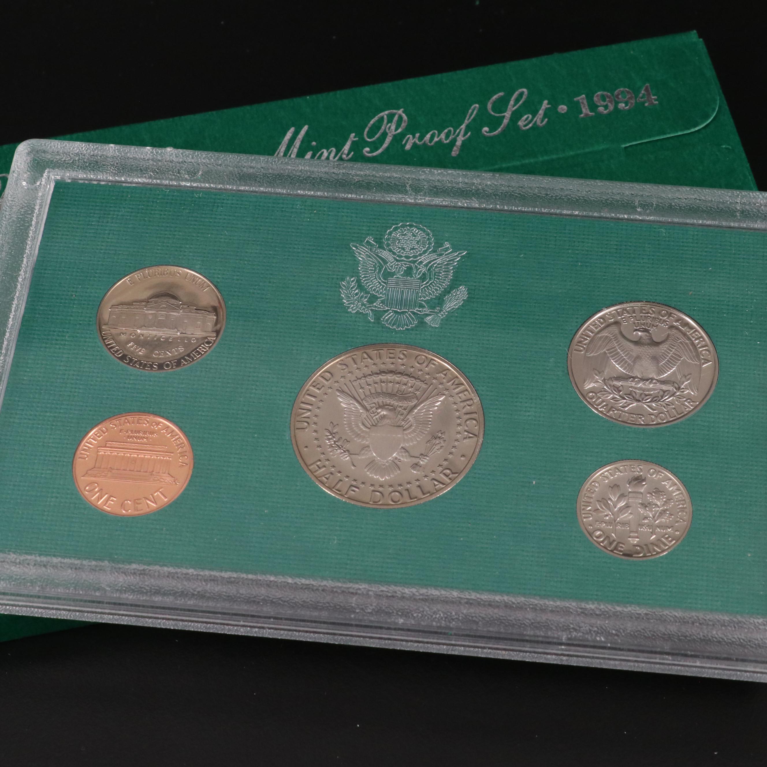 Twenty-Two Different U.S. Mint Proof Sets, 1981–2002