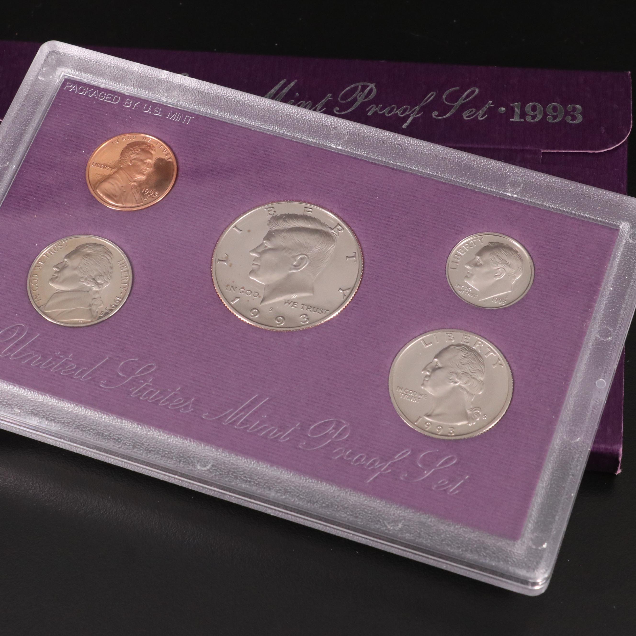 Twenty-Two Different U.S. Mint Proof Sets, 1981–2002