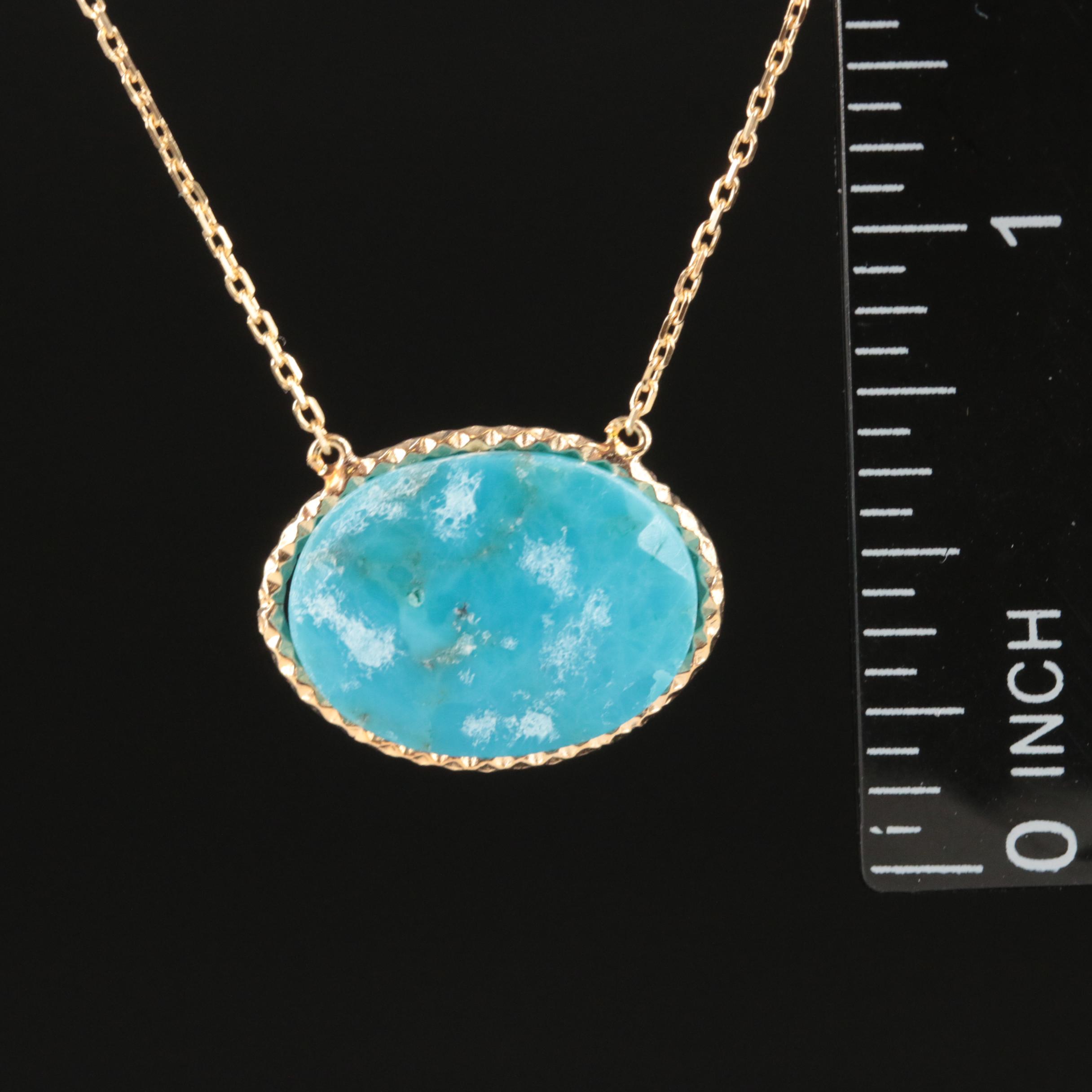 Sterling Turquoise Necklace