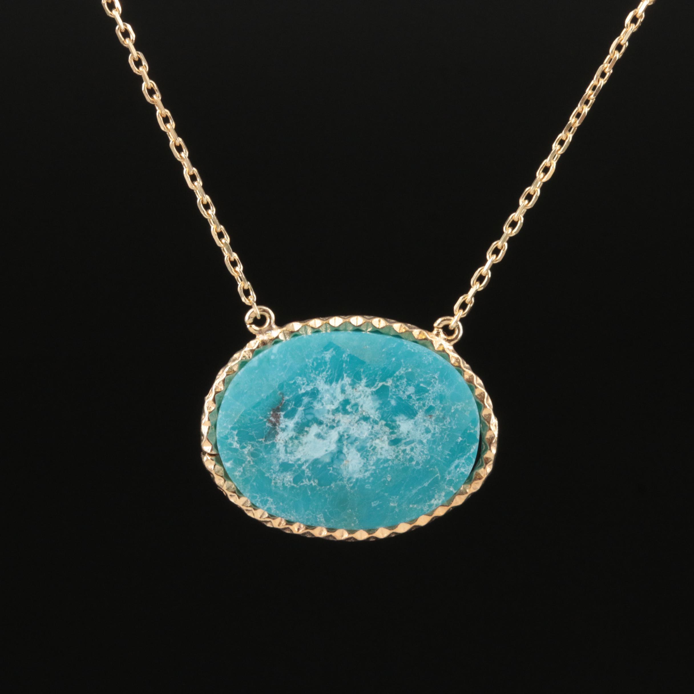 Sterling Turquoise Necklace