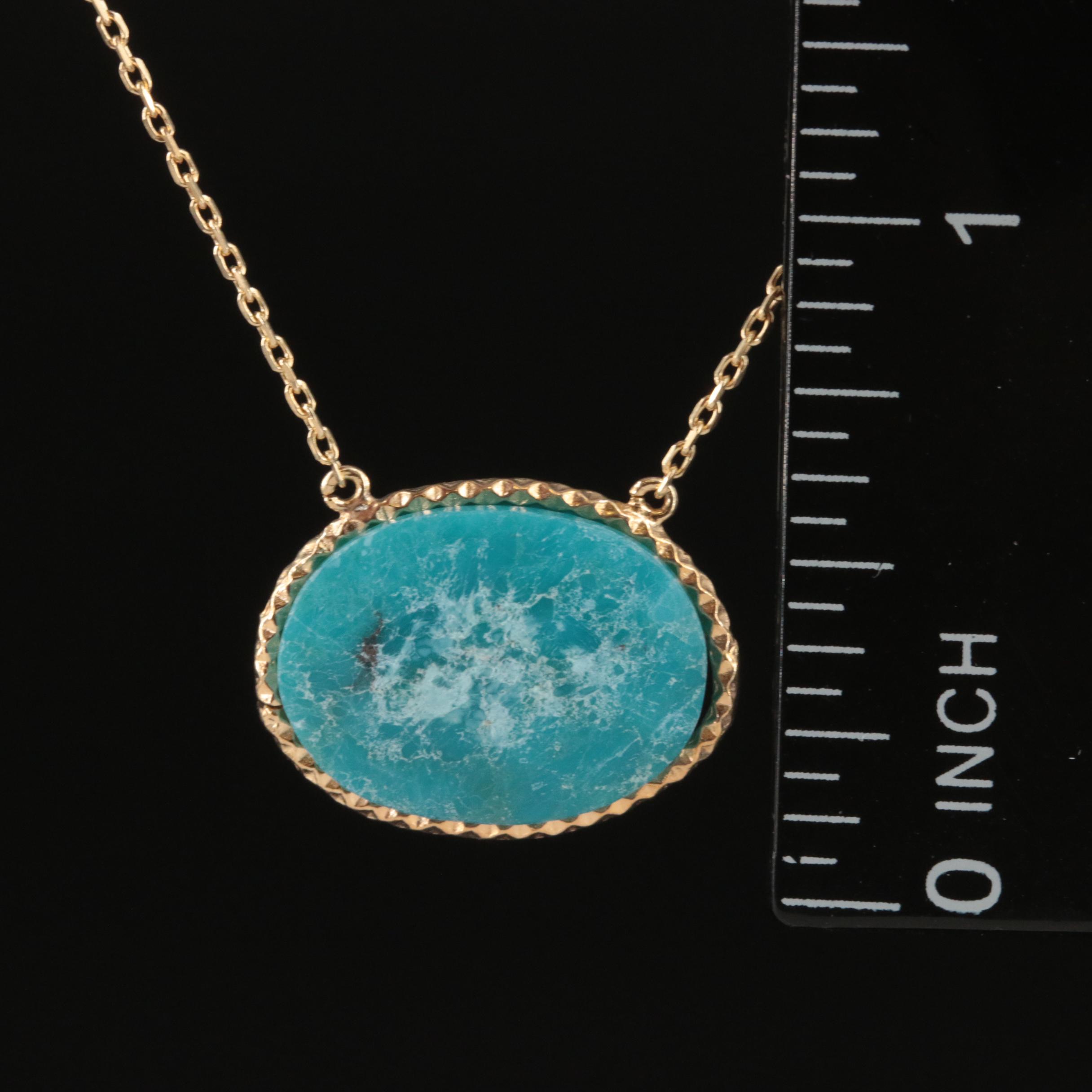 Sterling Turquoise Necklace