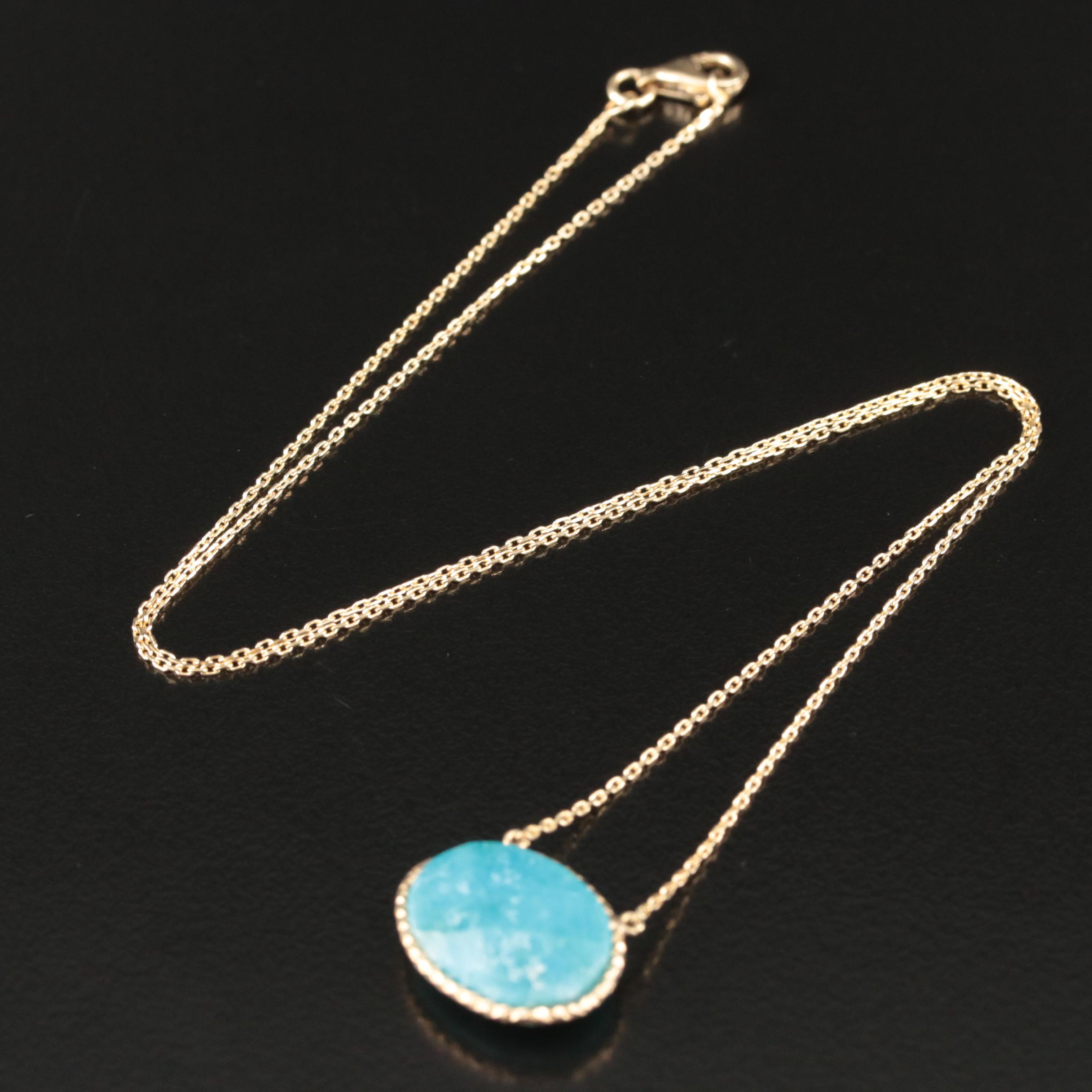 Sterling Turquoise Necklace