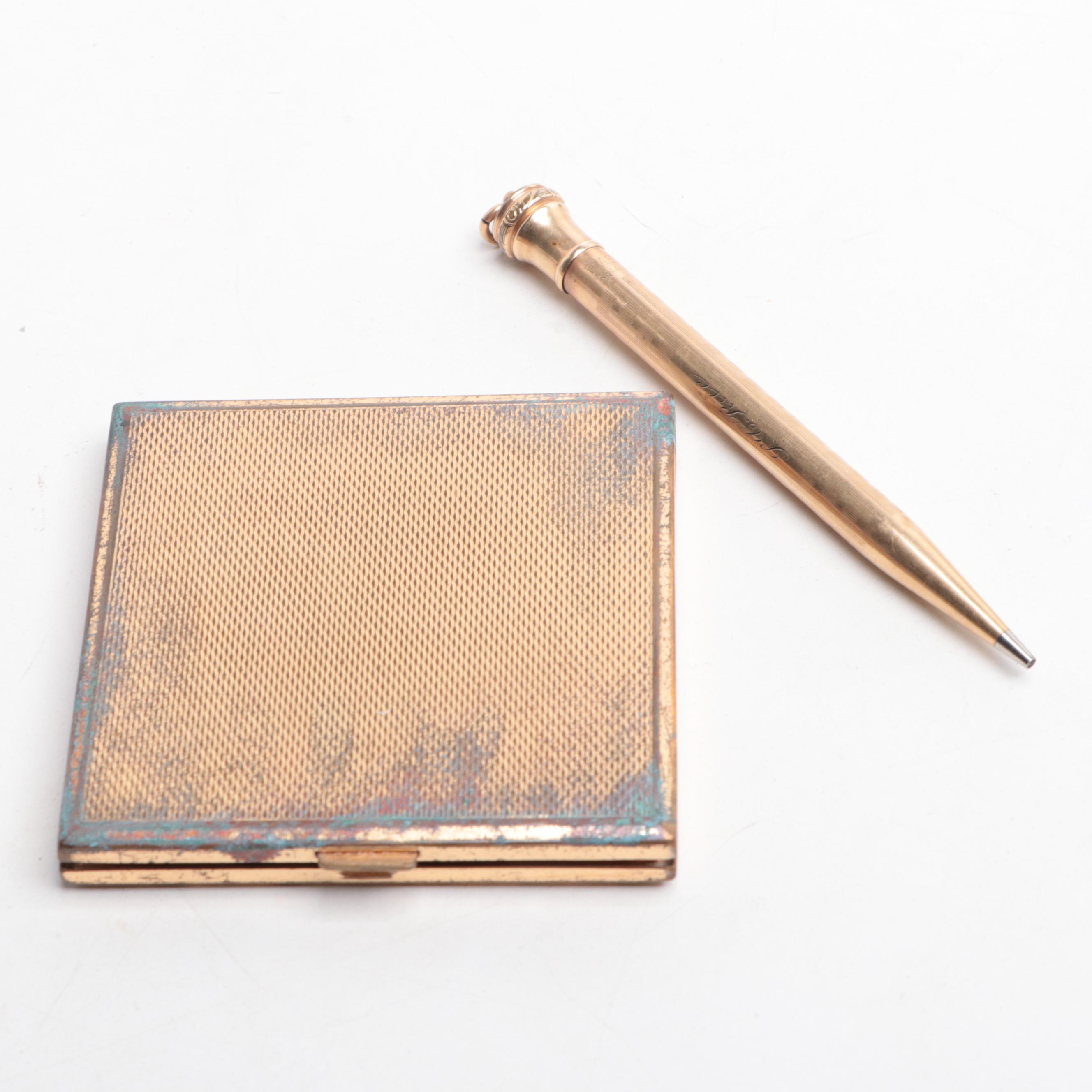 Mirrored Plateaus, Toothbrush Holder, Box, Compacts, Soap Dish and More