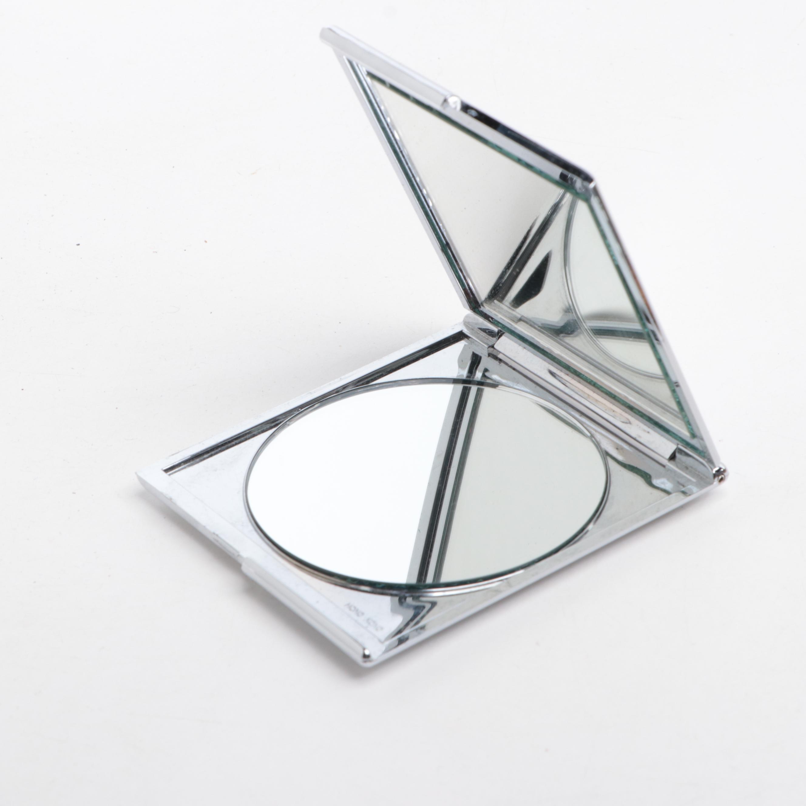 Mirrored Plateaus, Toothbrush Holder, Box, Compacts, Soap Dish and More