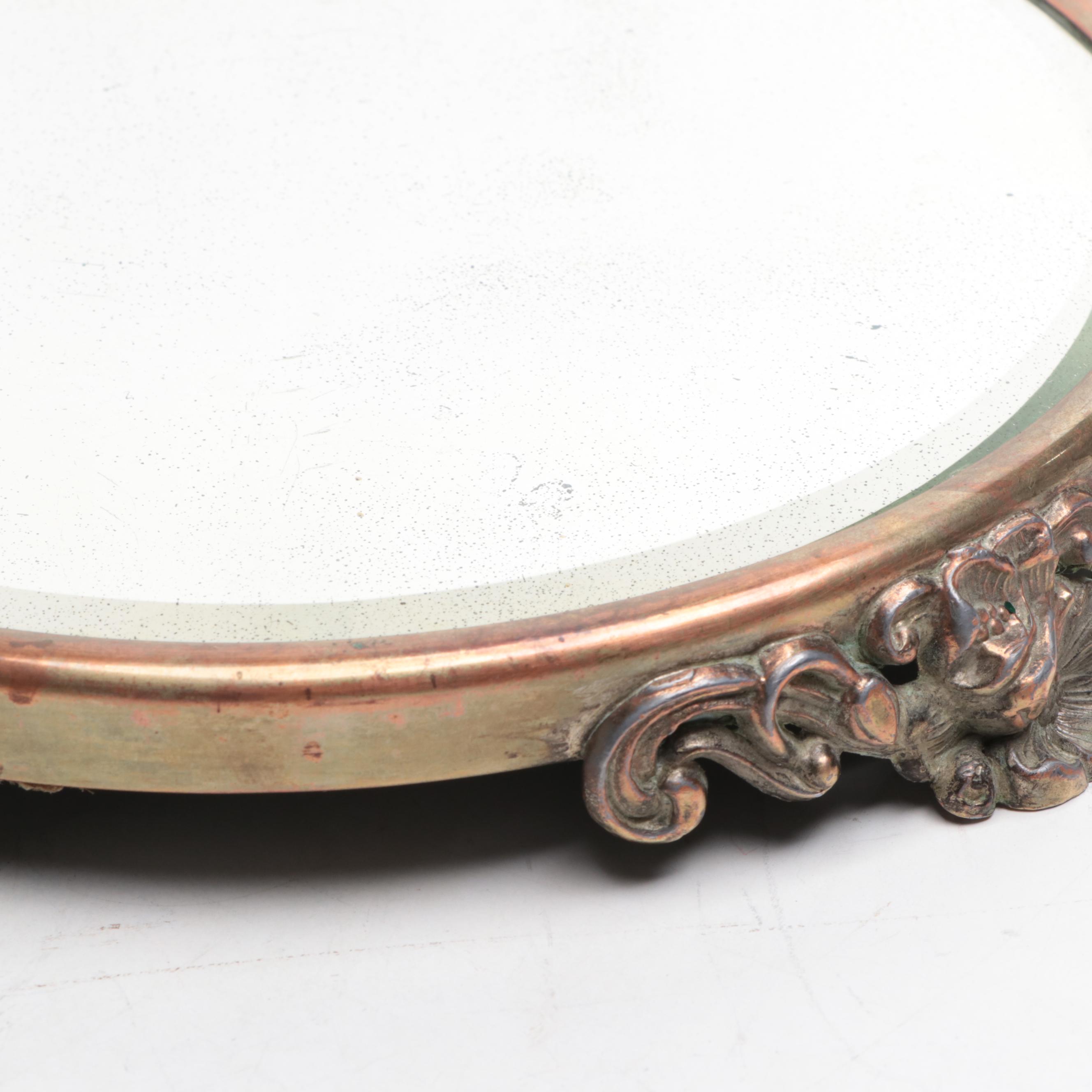 Mirrored Plateaus, Toothbrush Holder, Box, Compacts, Soap Dish and More