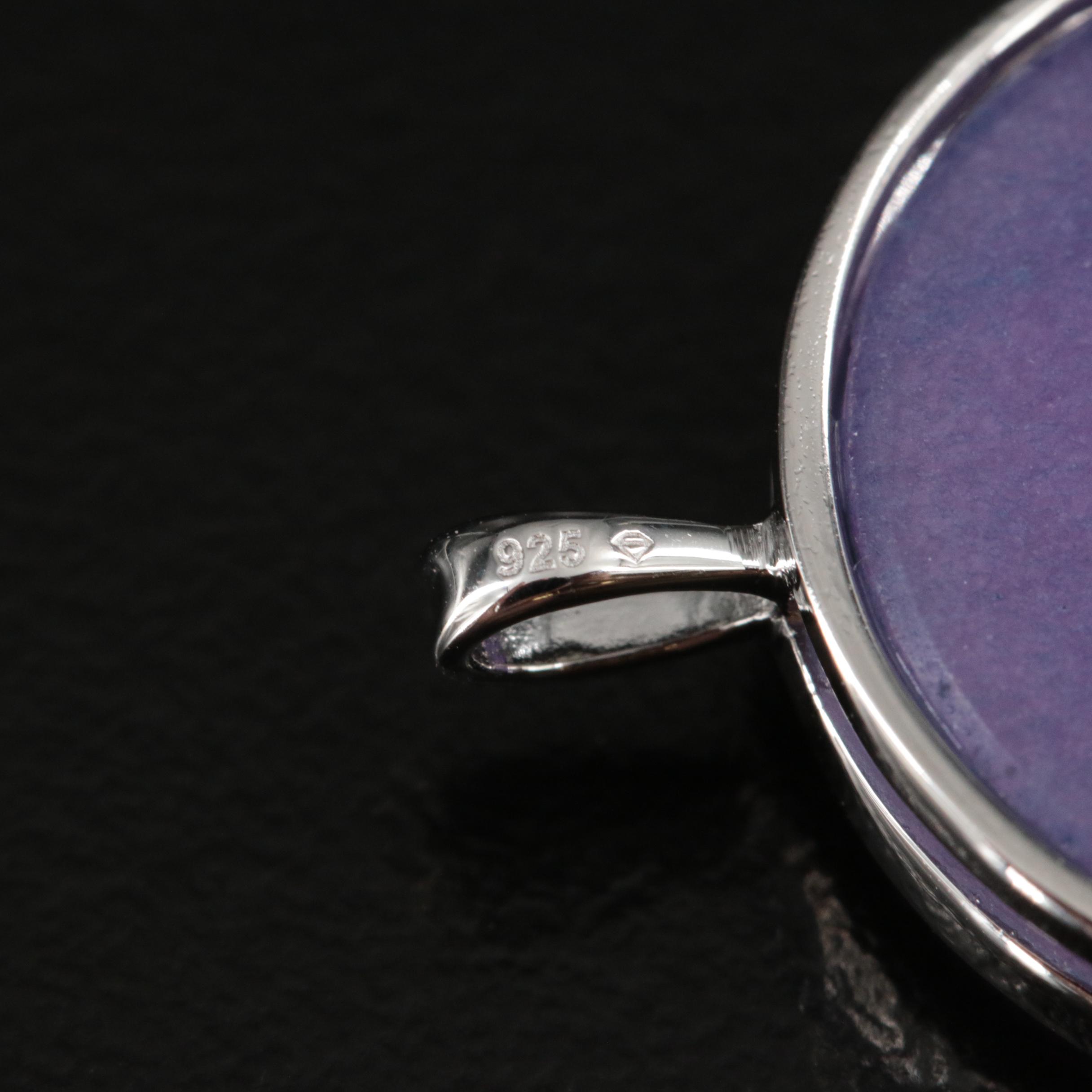 Sterling Quartz and Diamond Dragonfly Pendant