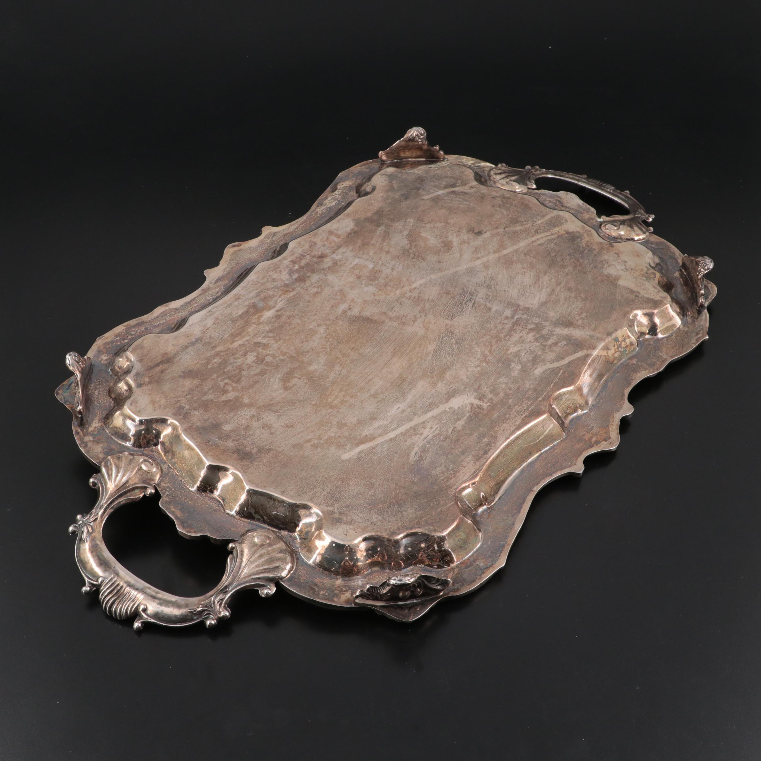 Birmingham Silver Co. Silver Plate Tea and Coffee Service, Mid-20th Century