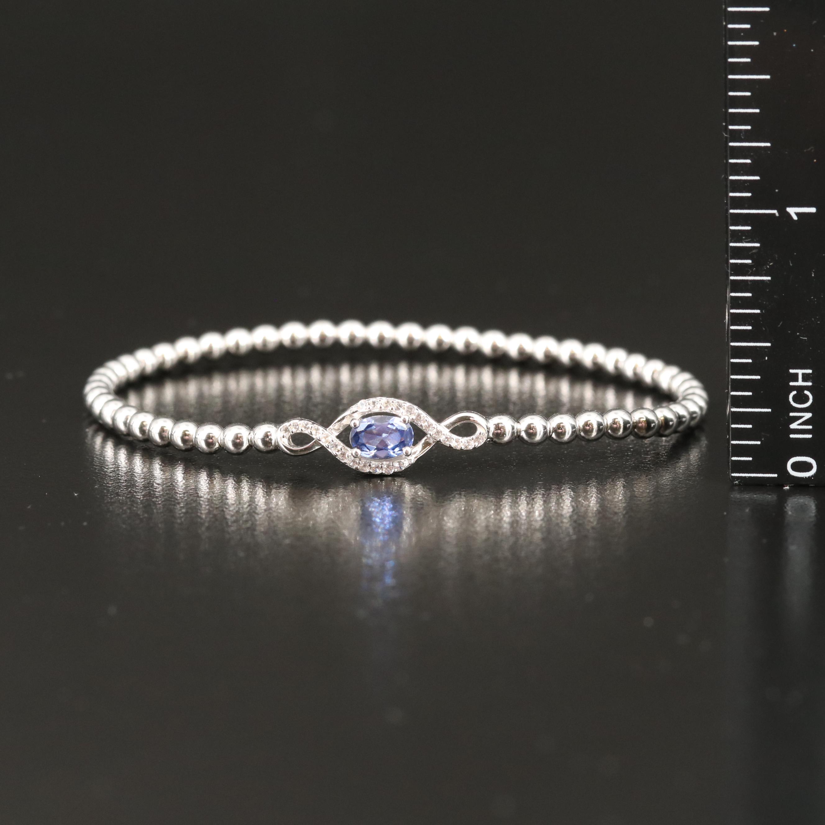 Sterling Sapphire Bracelet