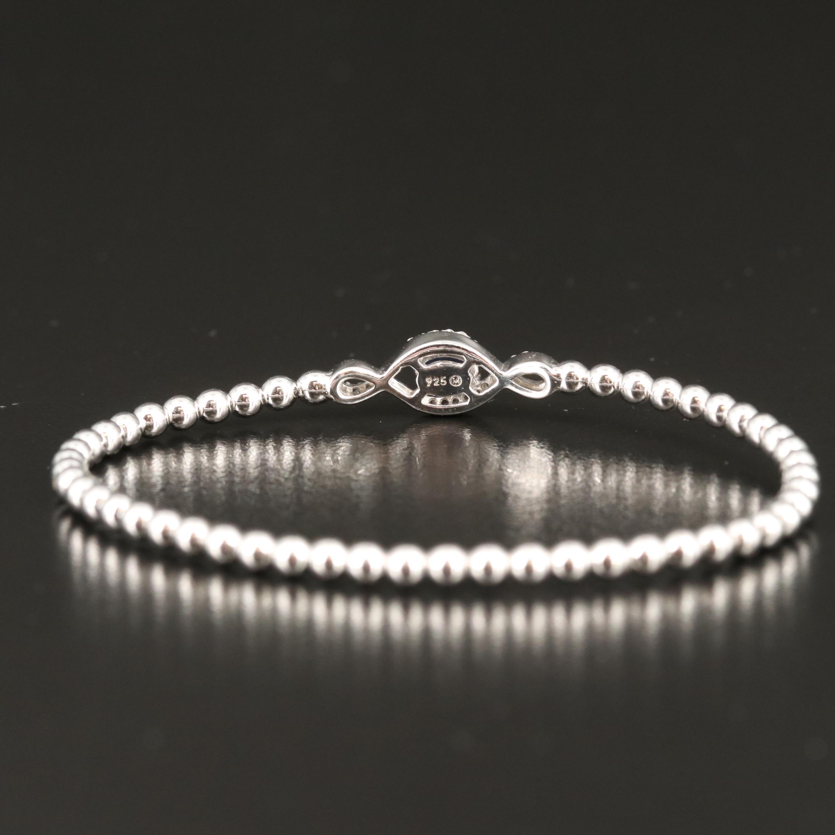 Sterling Sapphire Bracelet
