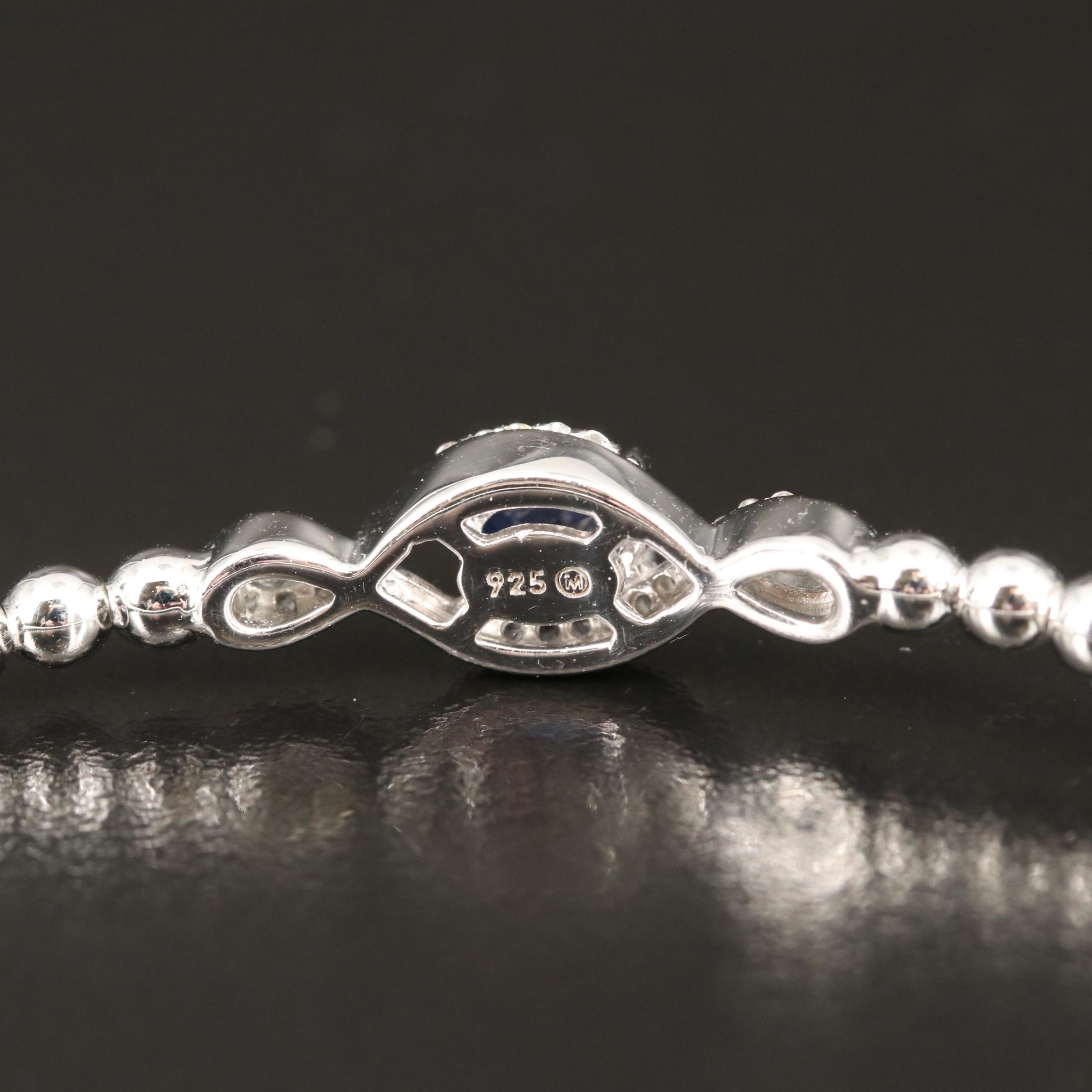 Sterling Sapphire Bracelet