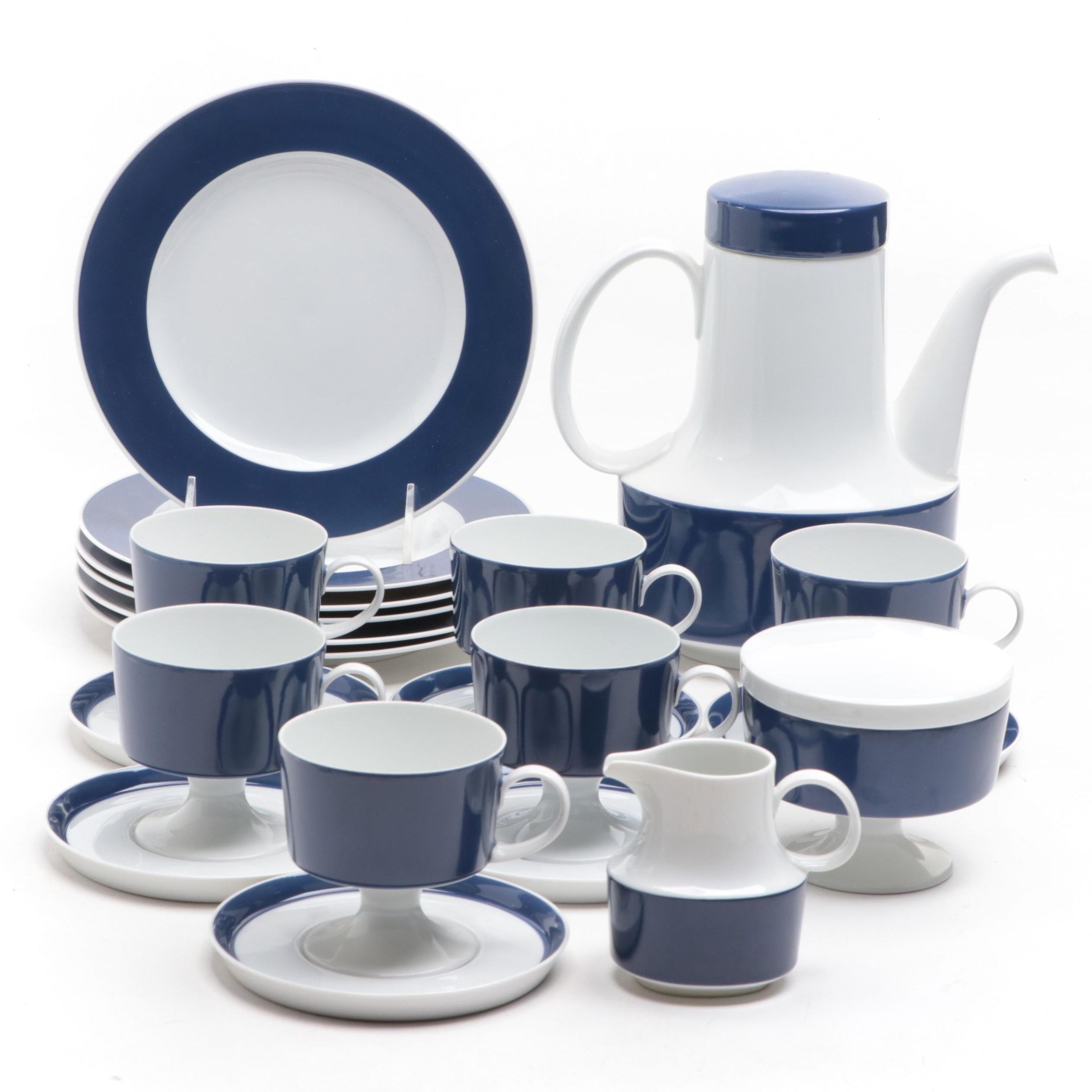 Rosenthal Mid Century Modern Style Porcelain Coffee and Dessert Set