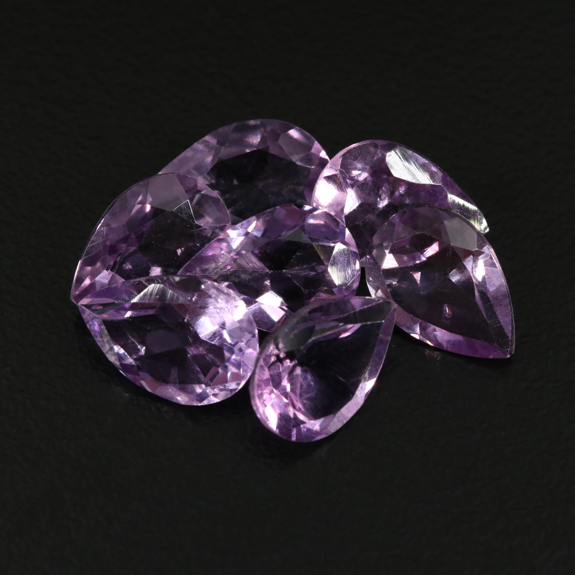 Loose 10.60 CTW Amethyst Lot