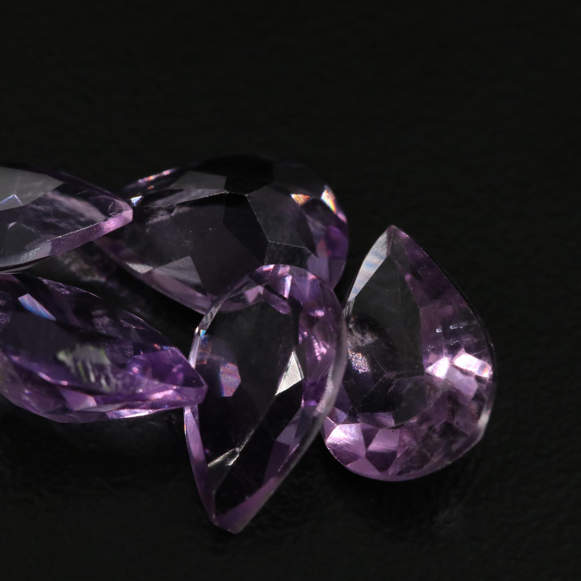 Loose 10.60 CTW Amethyst Lot