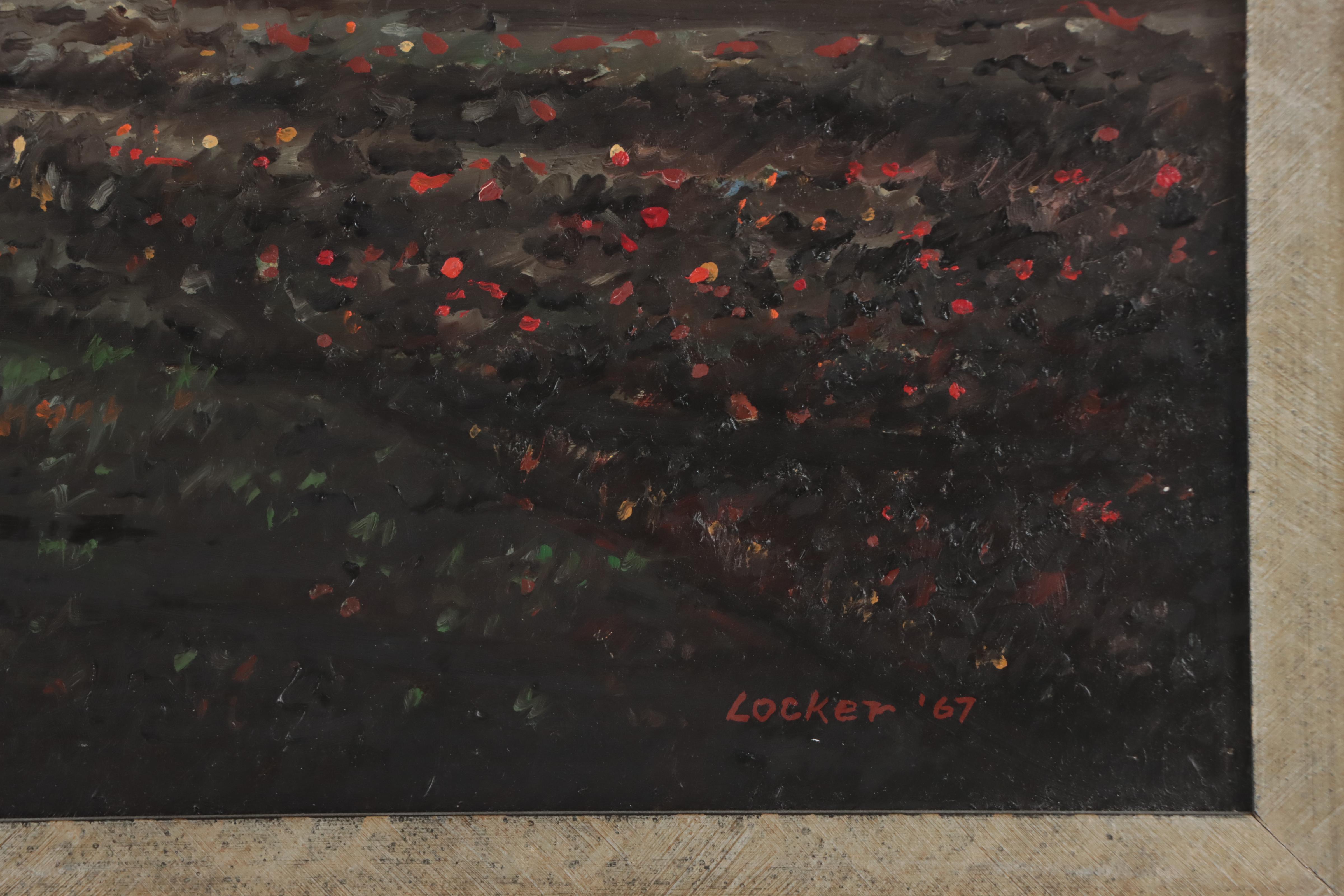 Thomas Locker Oil Painting of Sweeping Landscape, 1967