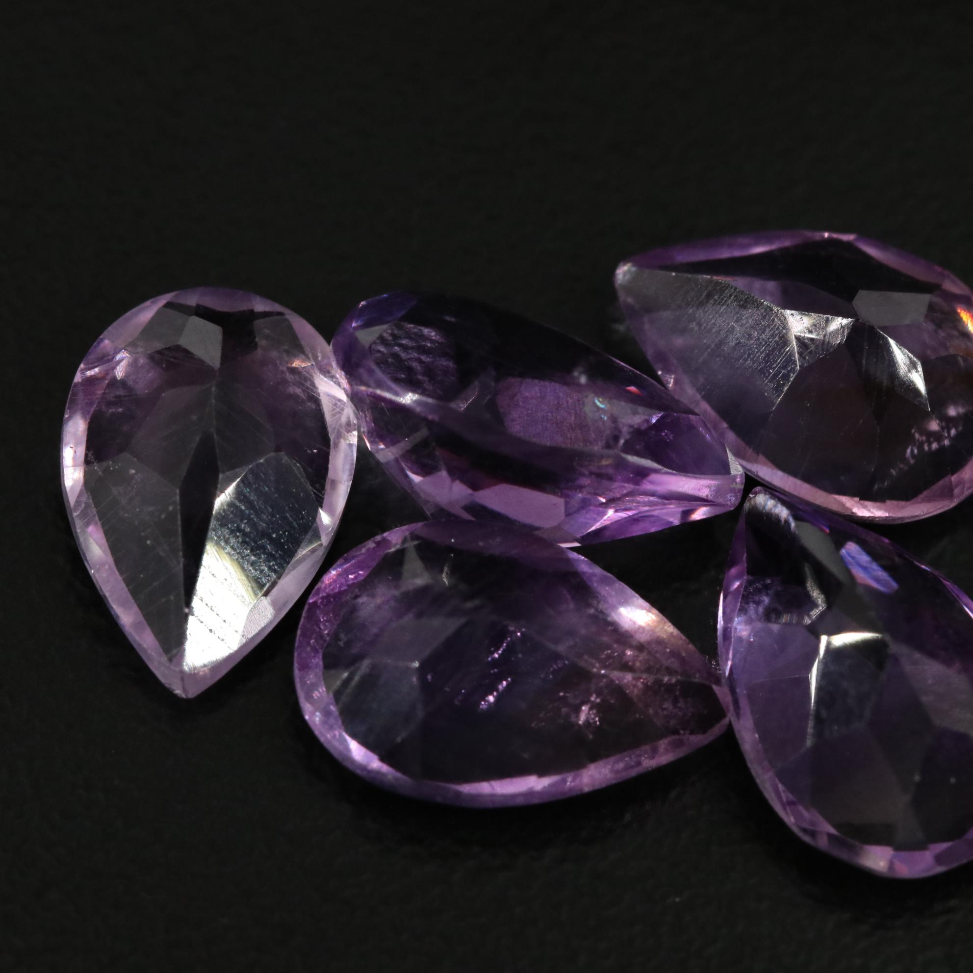 Loose 21.90 CTW Amethyst Lot