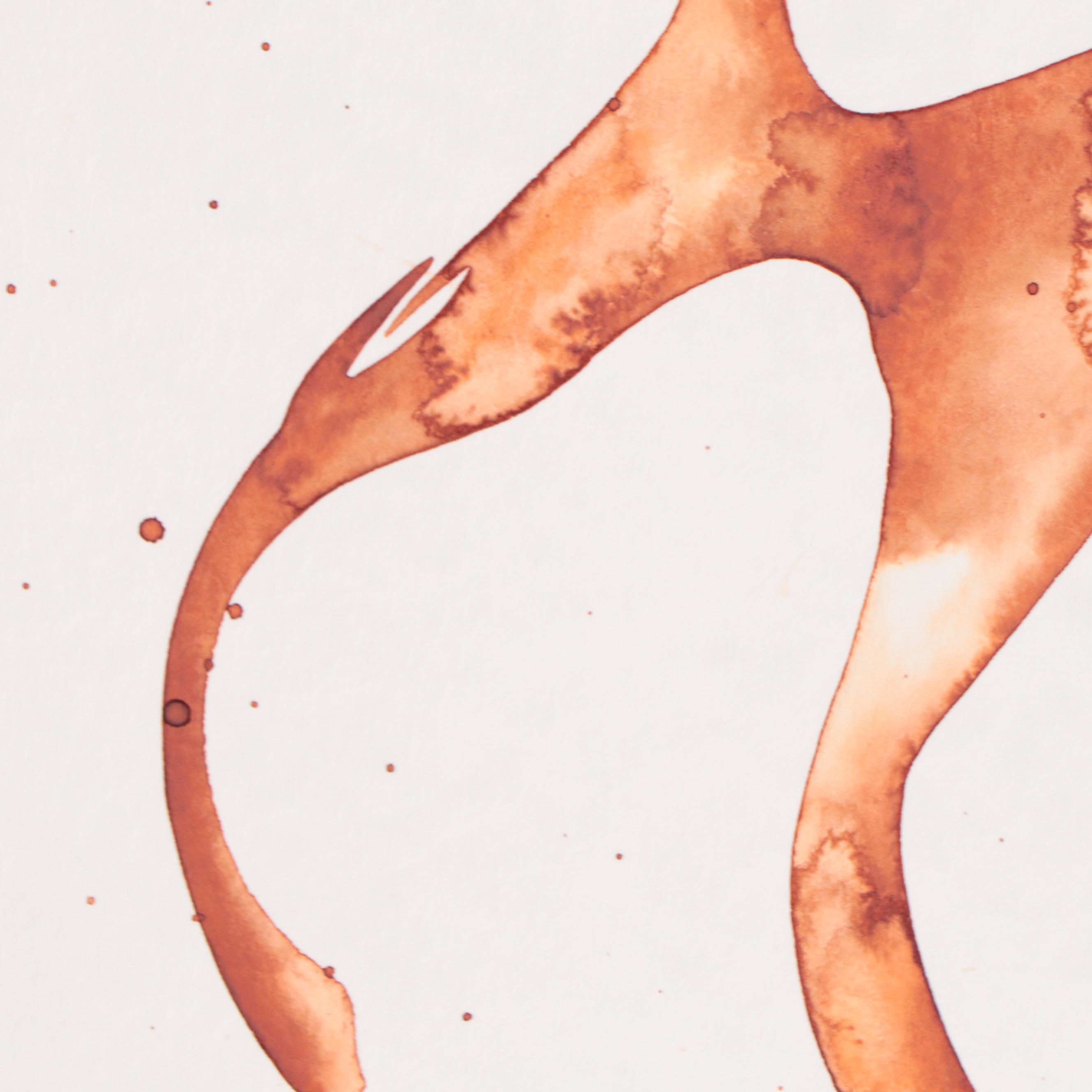 Alyona Glushchenko Watercolor Painting of Nude, 2022