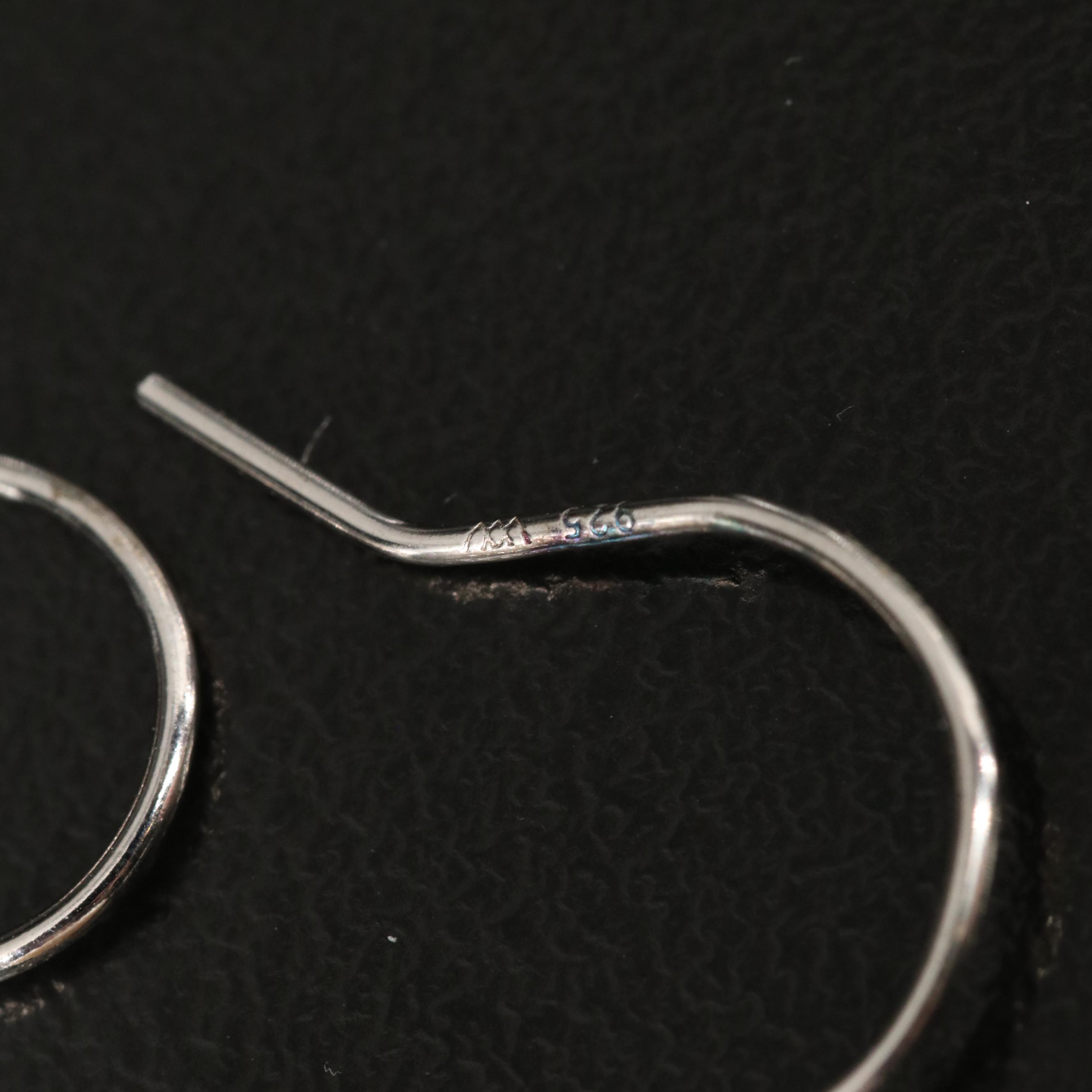 Sterling Pearl Drop Earrings