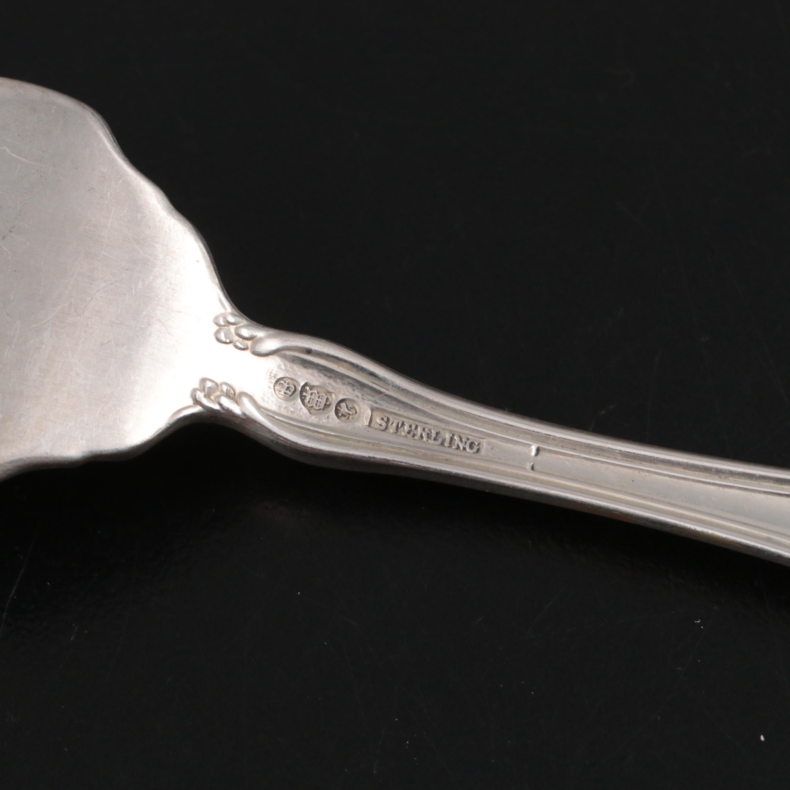 Watson and International Sterling Silver Flatware Service with Floral Handles