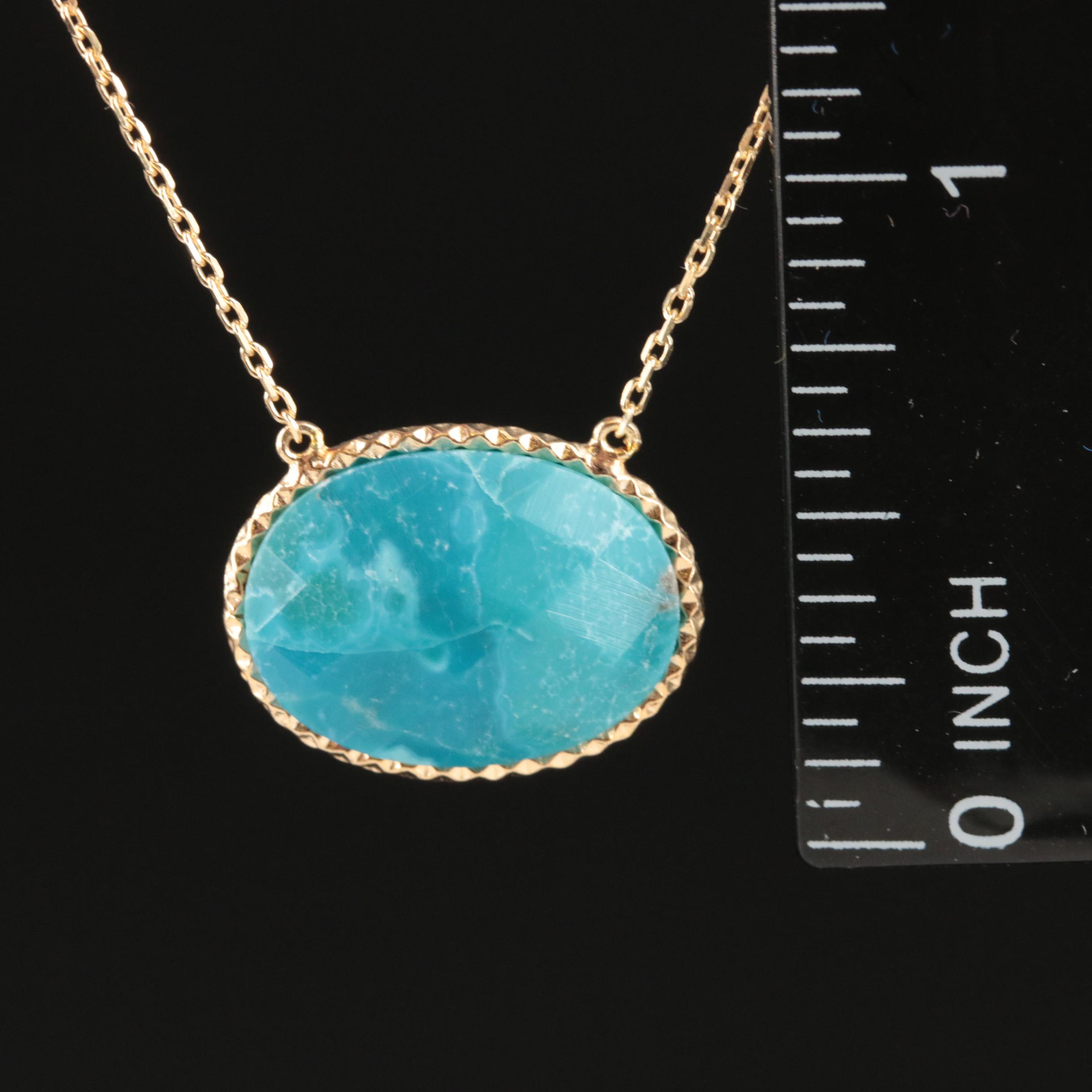 Sterling Turquoise Necklace