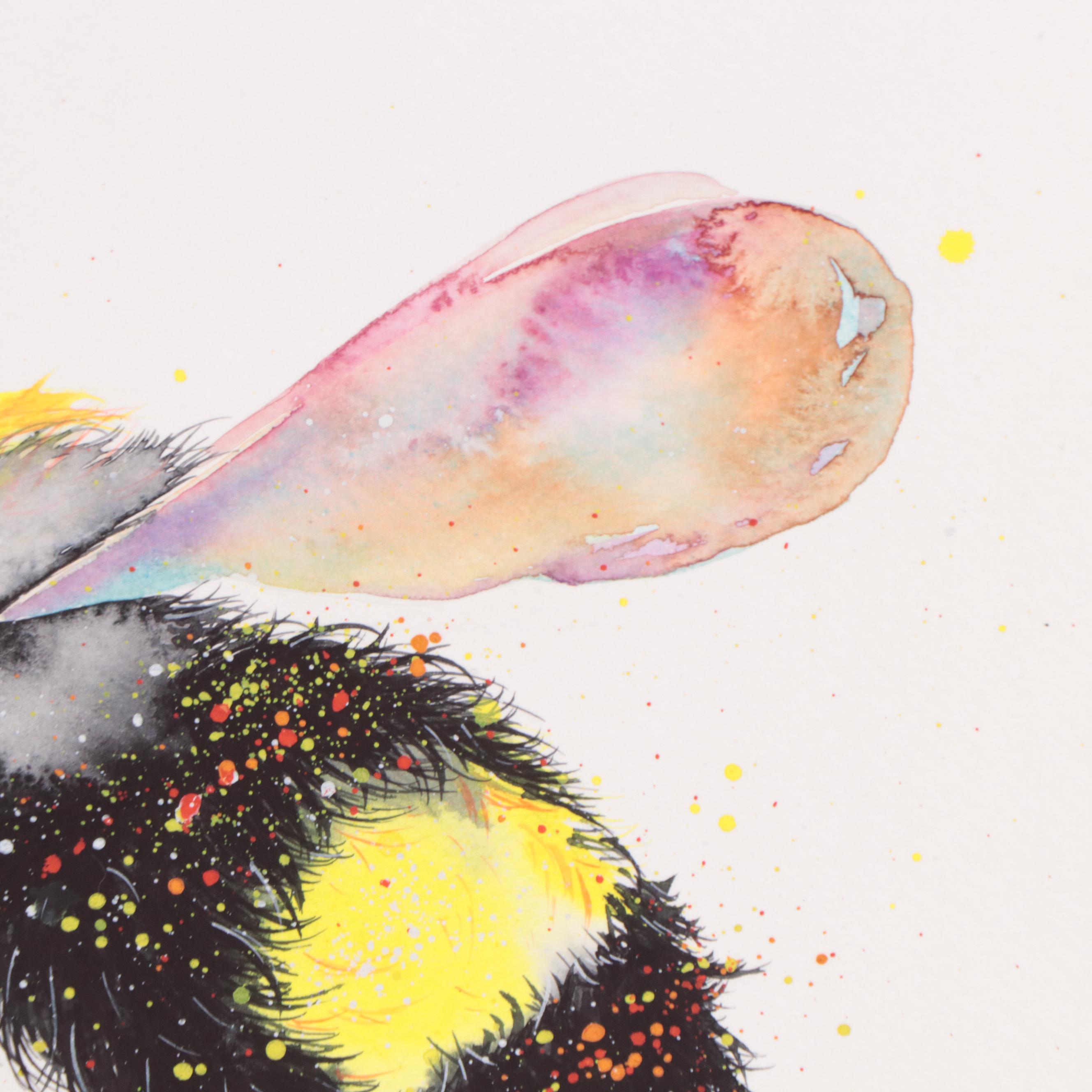 Alyona Glushchenko Watercolor of Bee, 2022