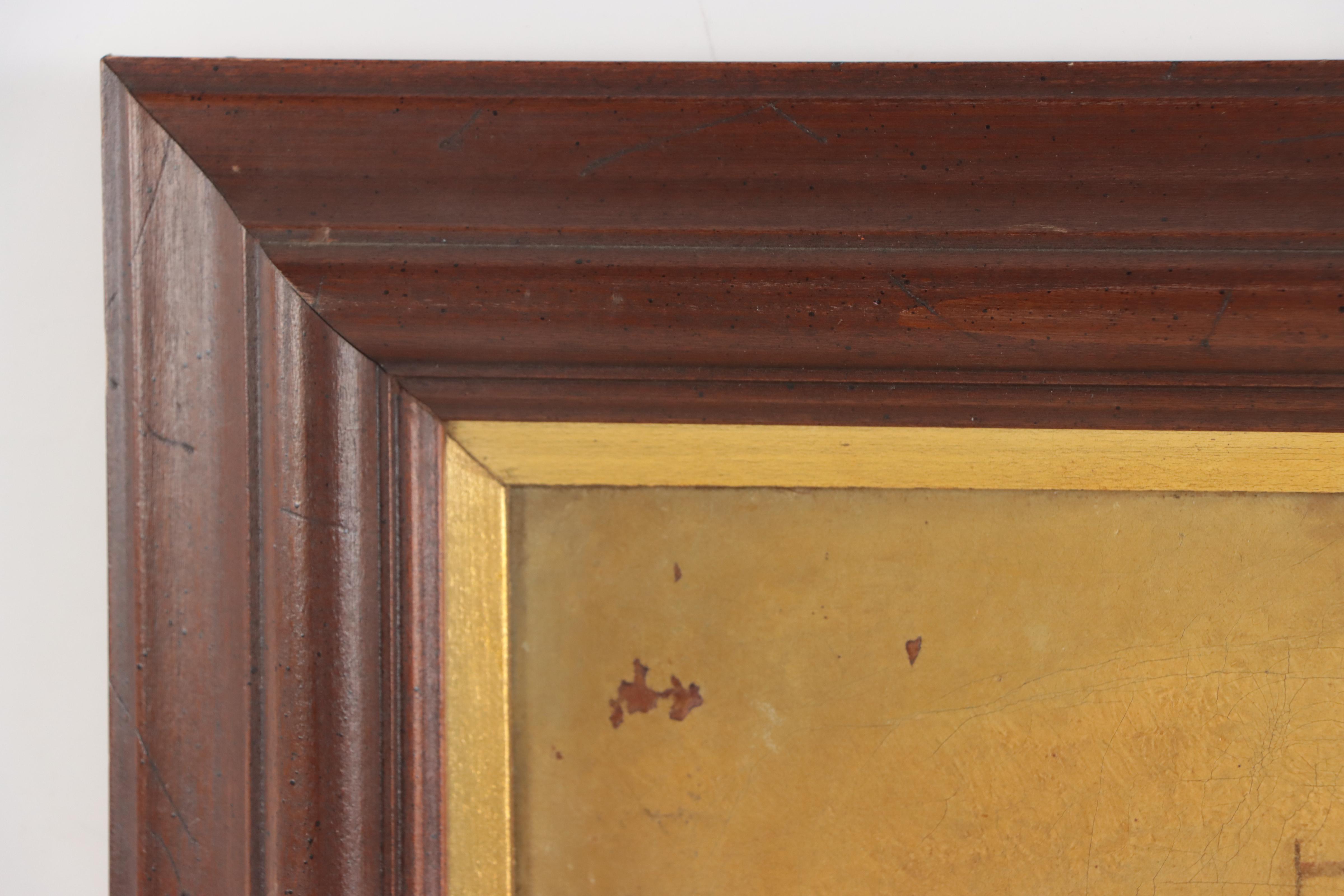 Oil Painting of European Canal Scene