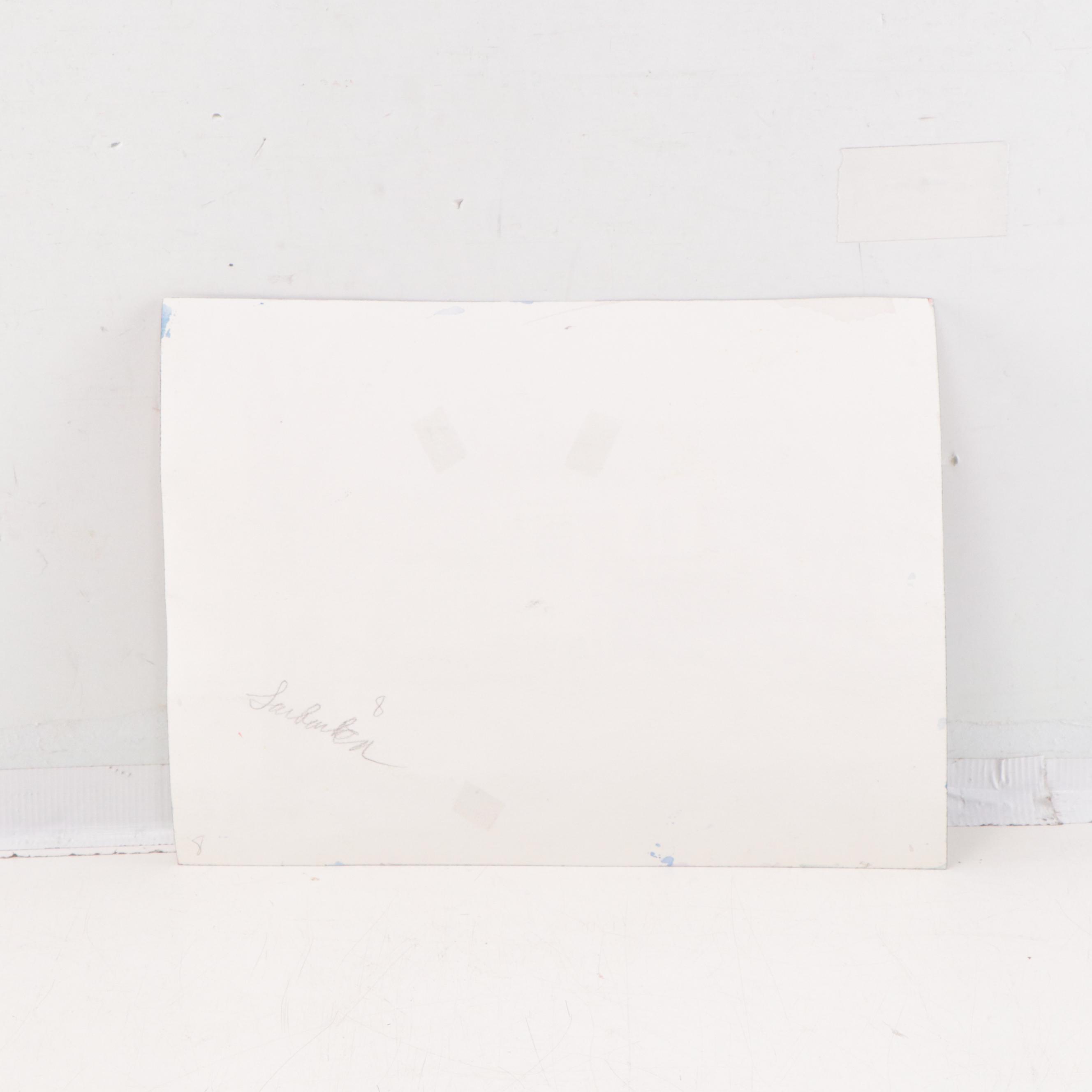 Kathleen Zimbicki Street View Watercolor Painting, 2021