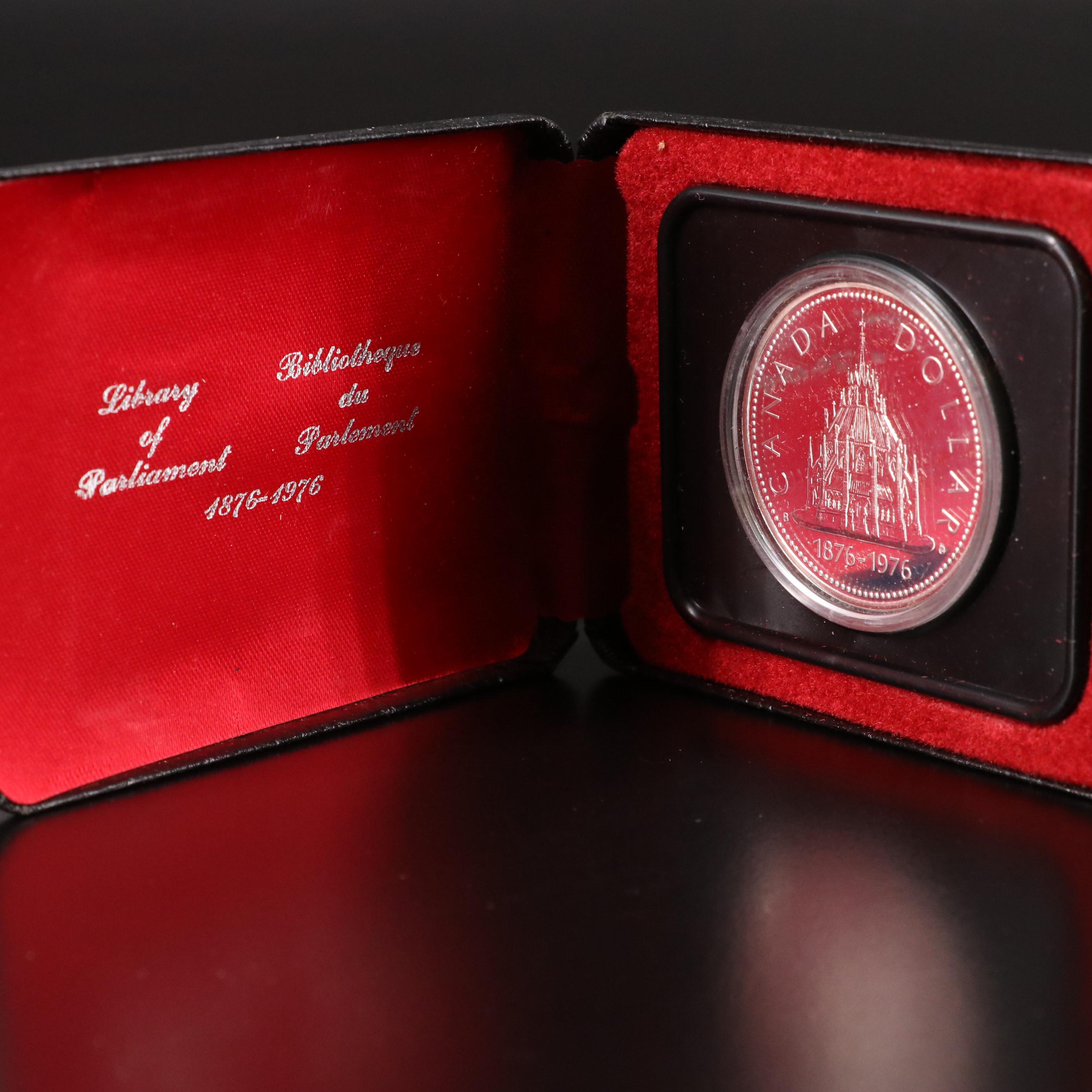 Eleven Different Canadian Proof Silver Dollars