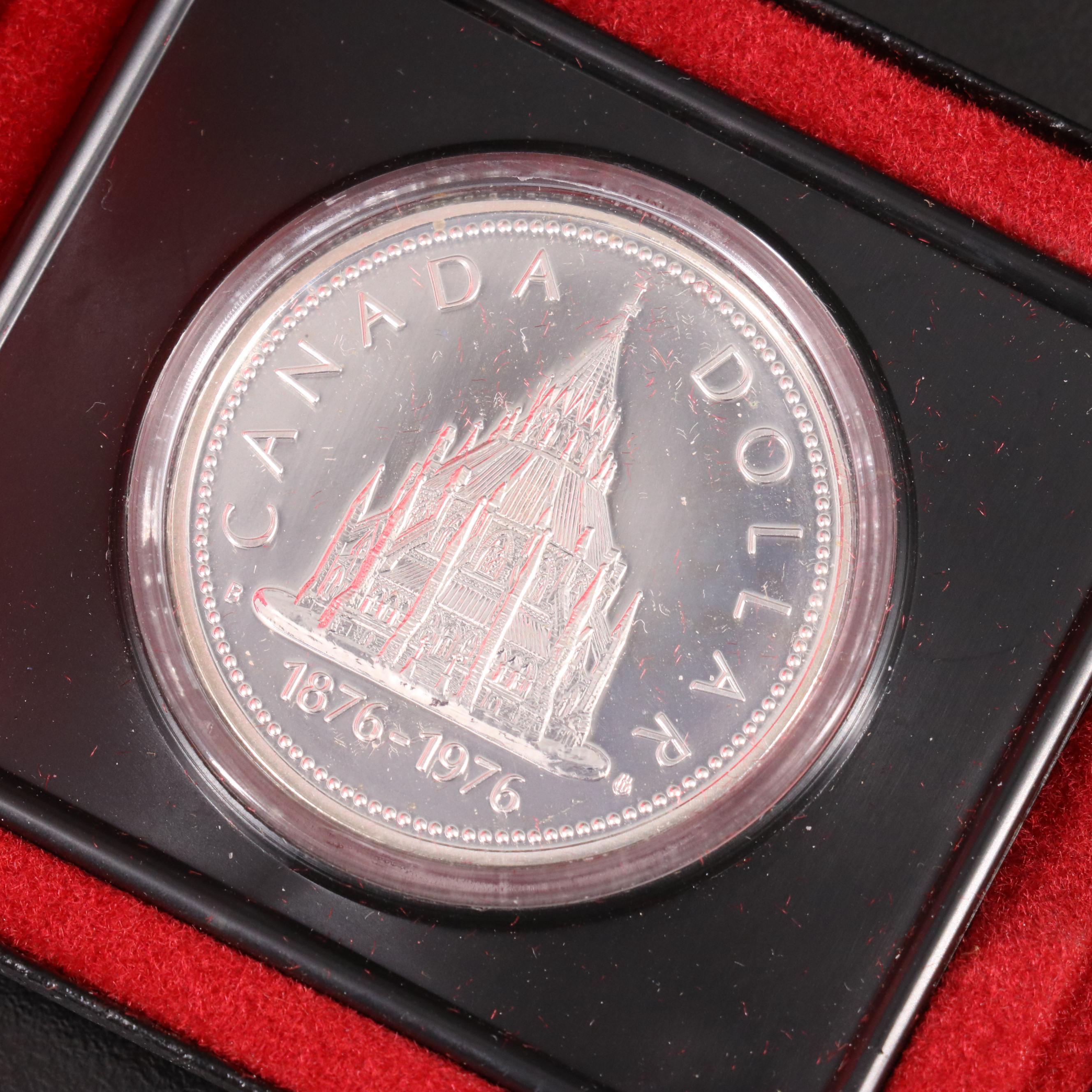 Eleven Different Canadian Proof Silver Dollars