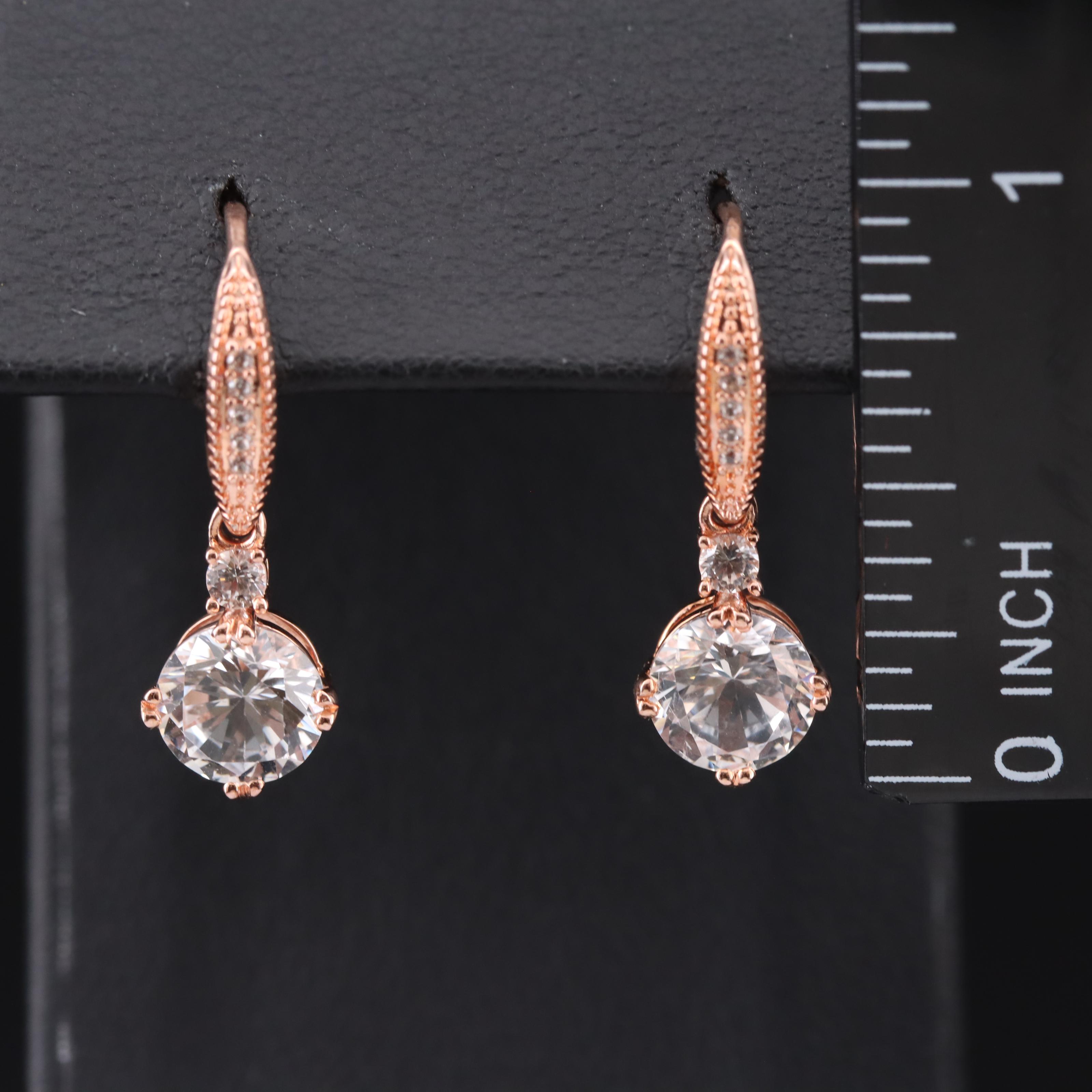 Sterling Sapphire Earrings