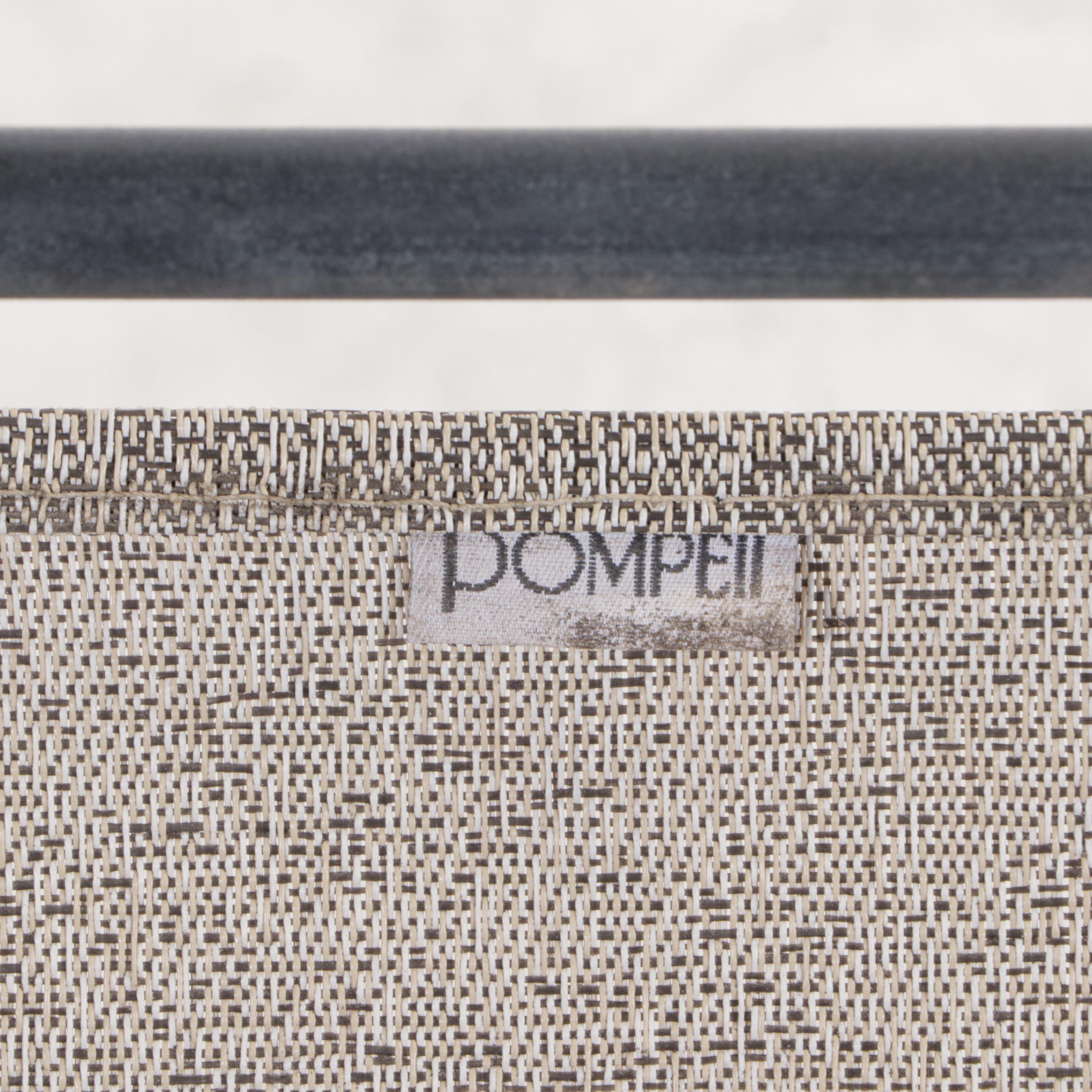 Four-Piece Patinated Aluminum Patio Furniture Set, Including Pompeii