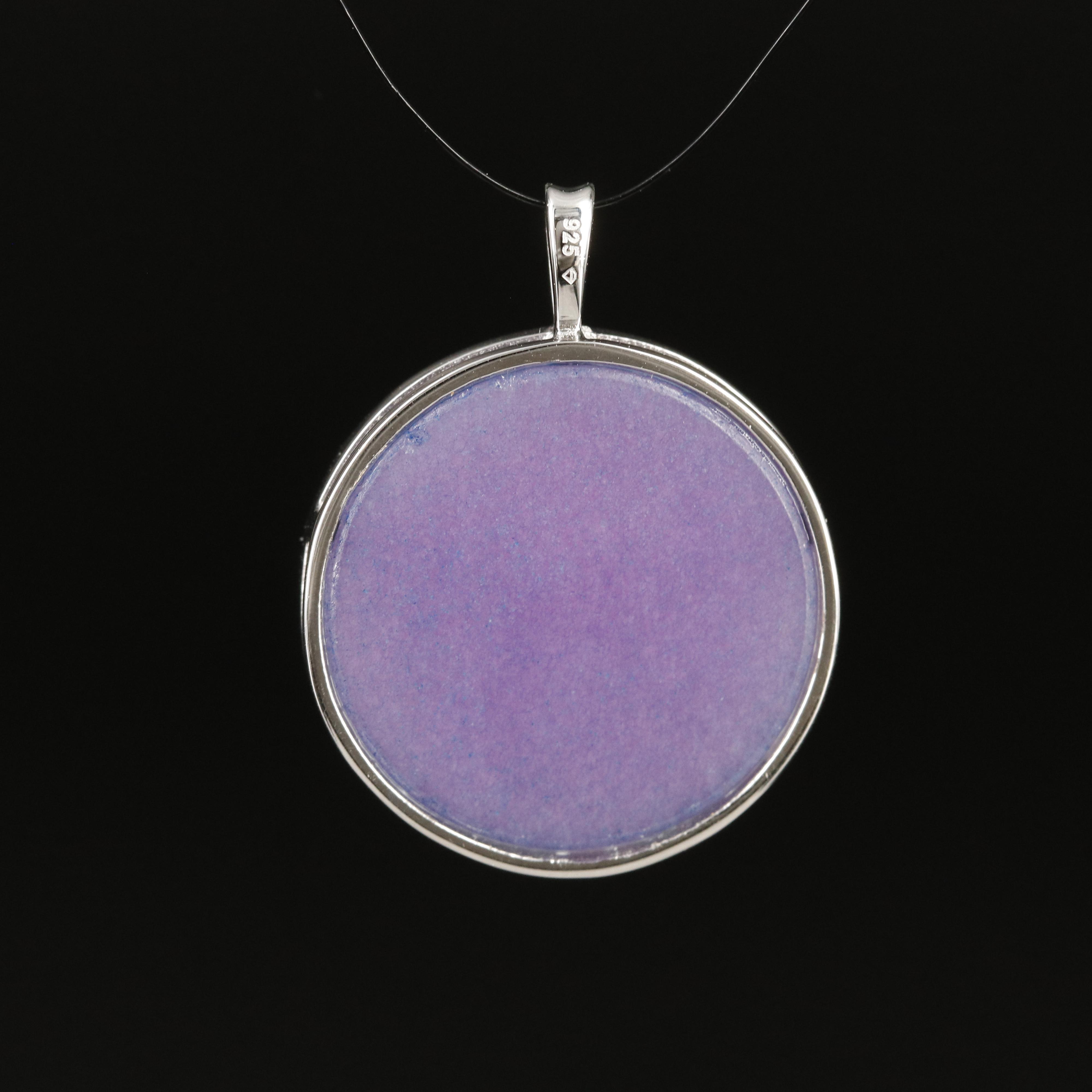 Sterling Quartz and Diamond Dragonfly Pendant