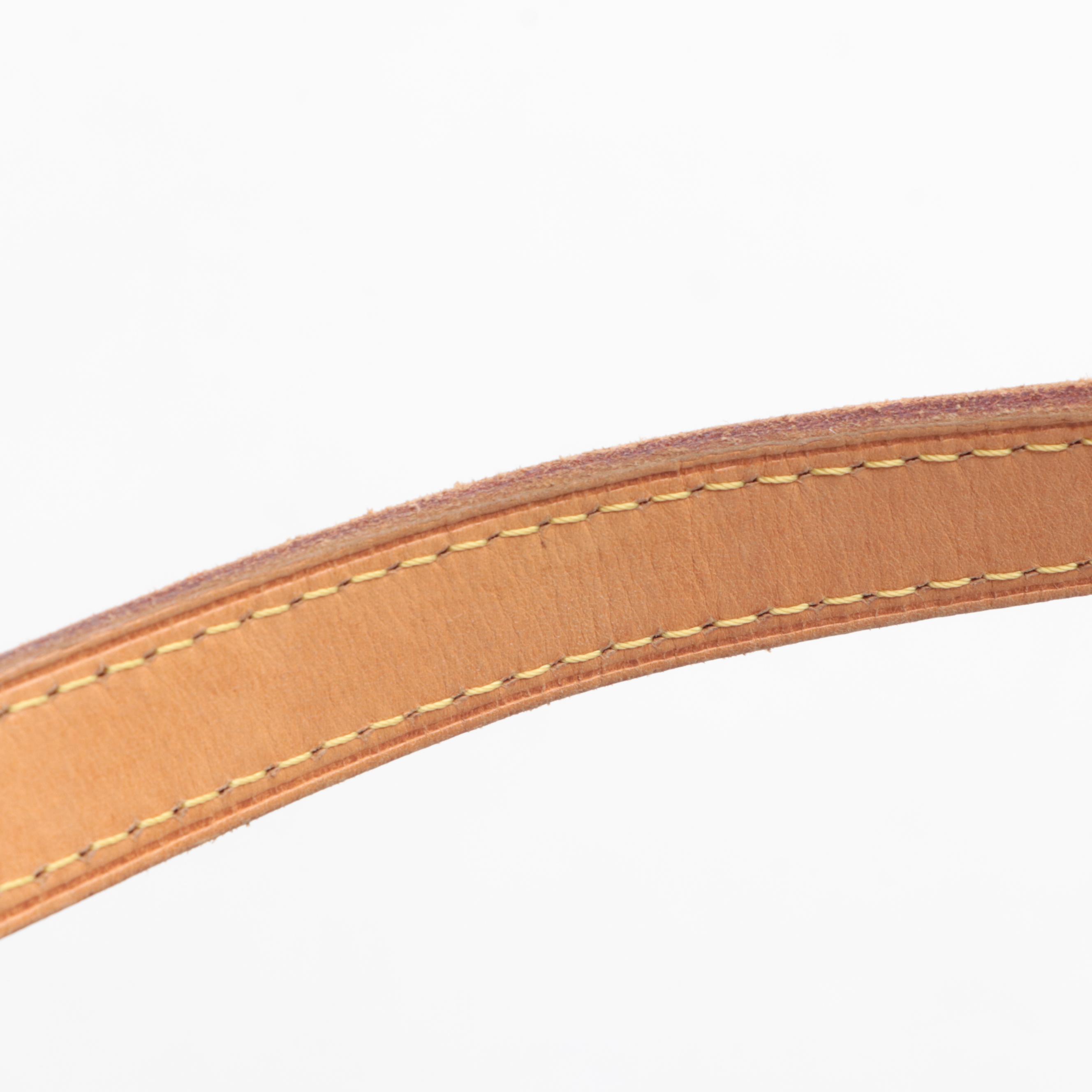 Louis Vuitton Totally PM Bag in Damier Azur Canvas and Vachetta Leather