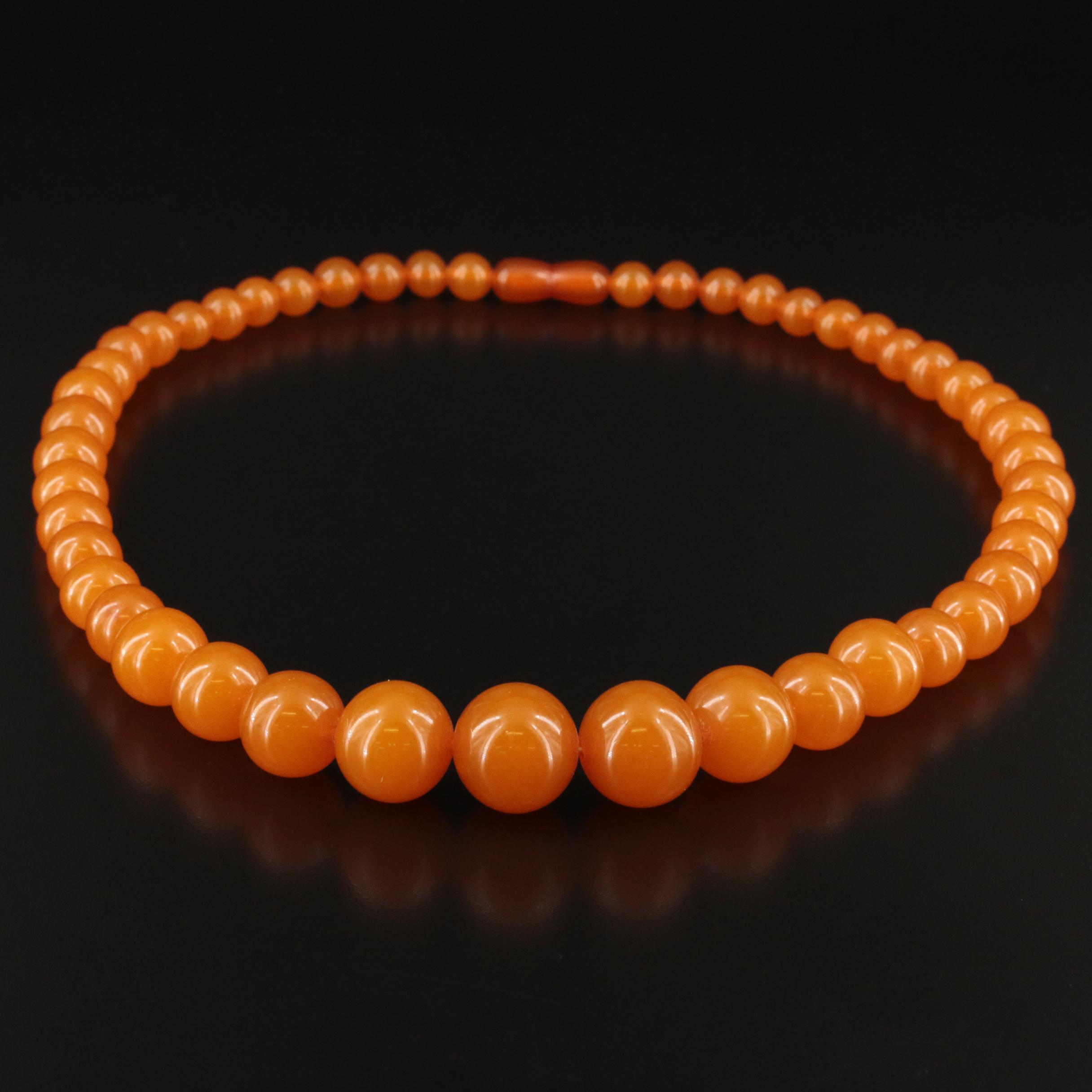 Graduated Beaded Necklace