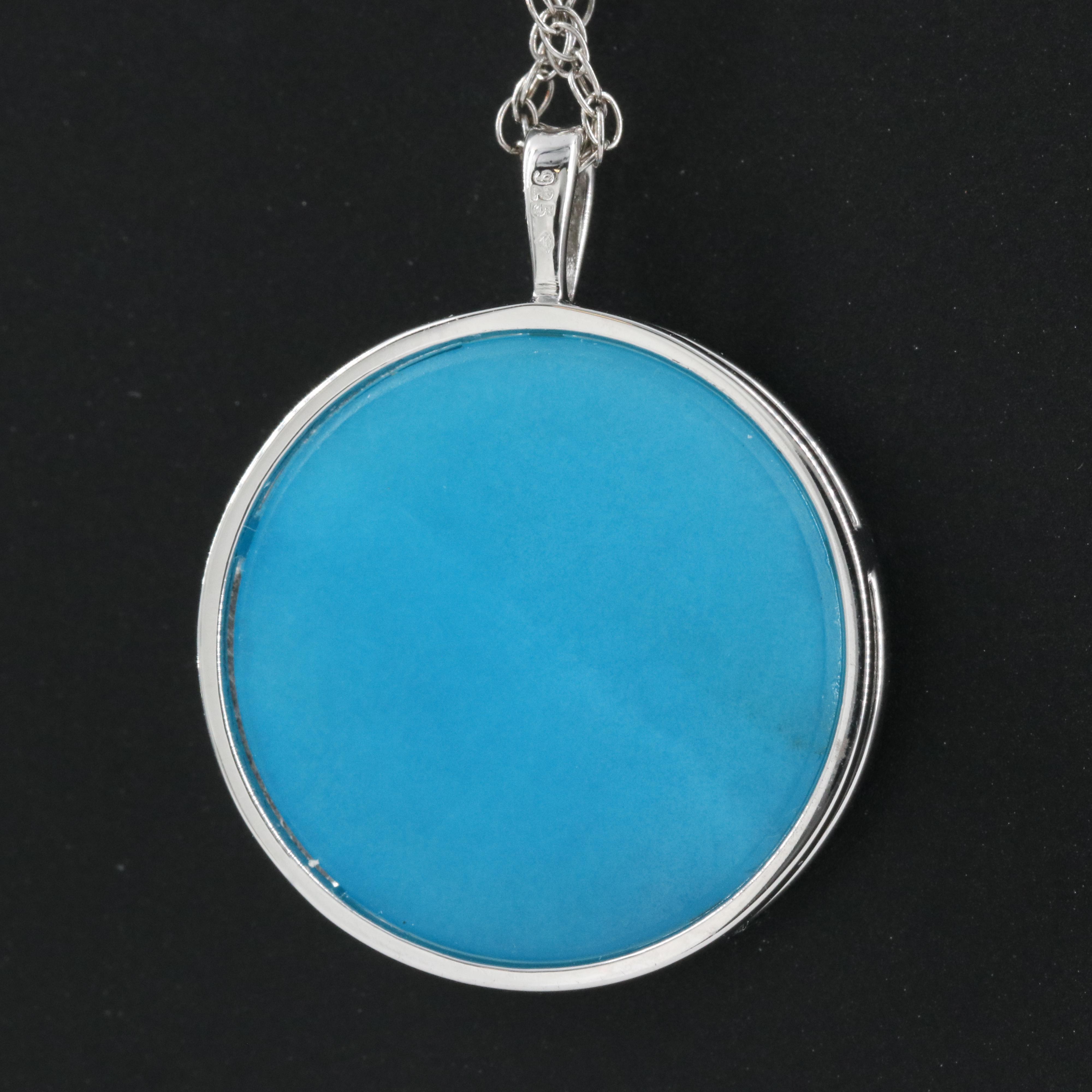 Sterling Quartz and Diamond Dragonfly Pendant Necklace