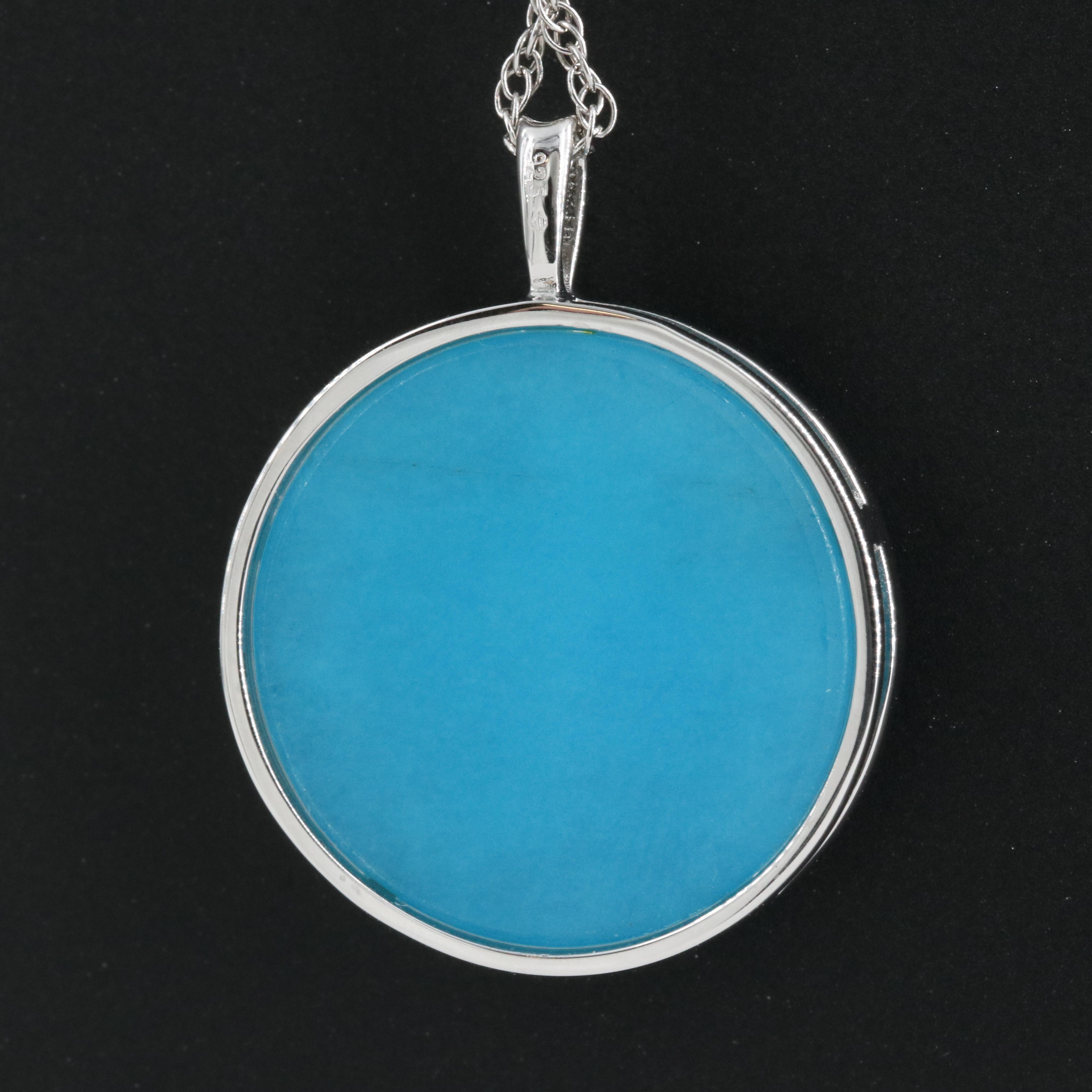 Sterling Quartz and Diamond Dragonfly Pendant Necklace