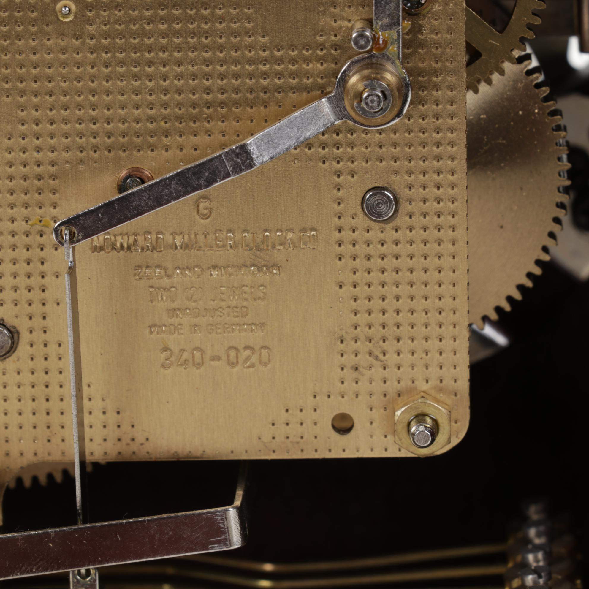 Howard Miller Wooden Mantel Clock, 1997