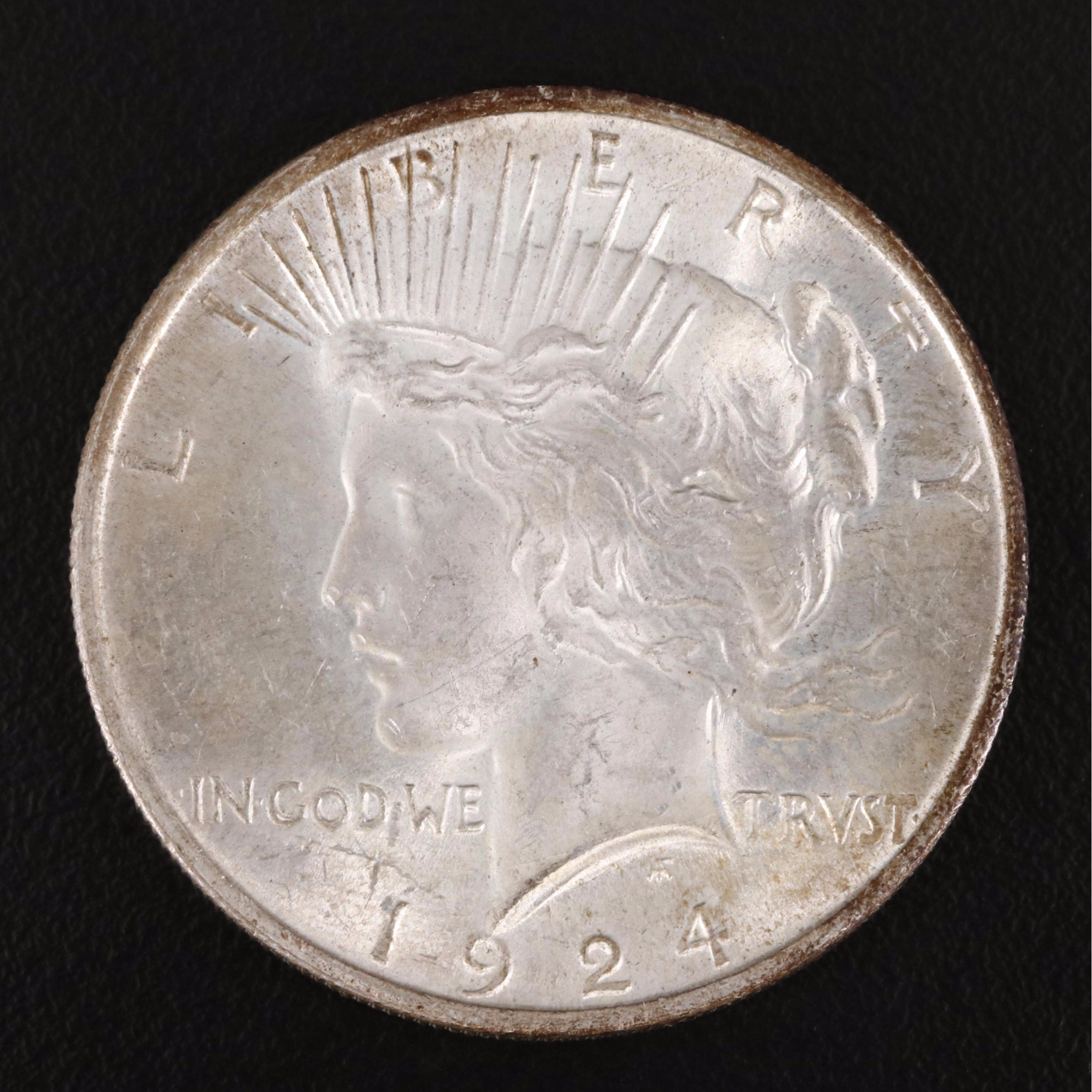 1924 Peace Silver Dollar