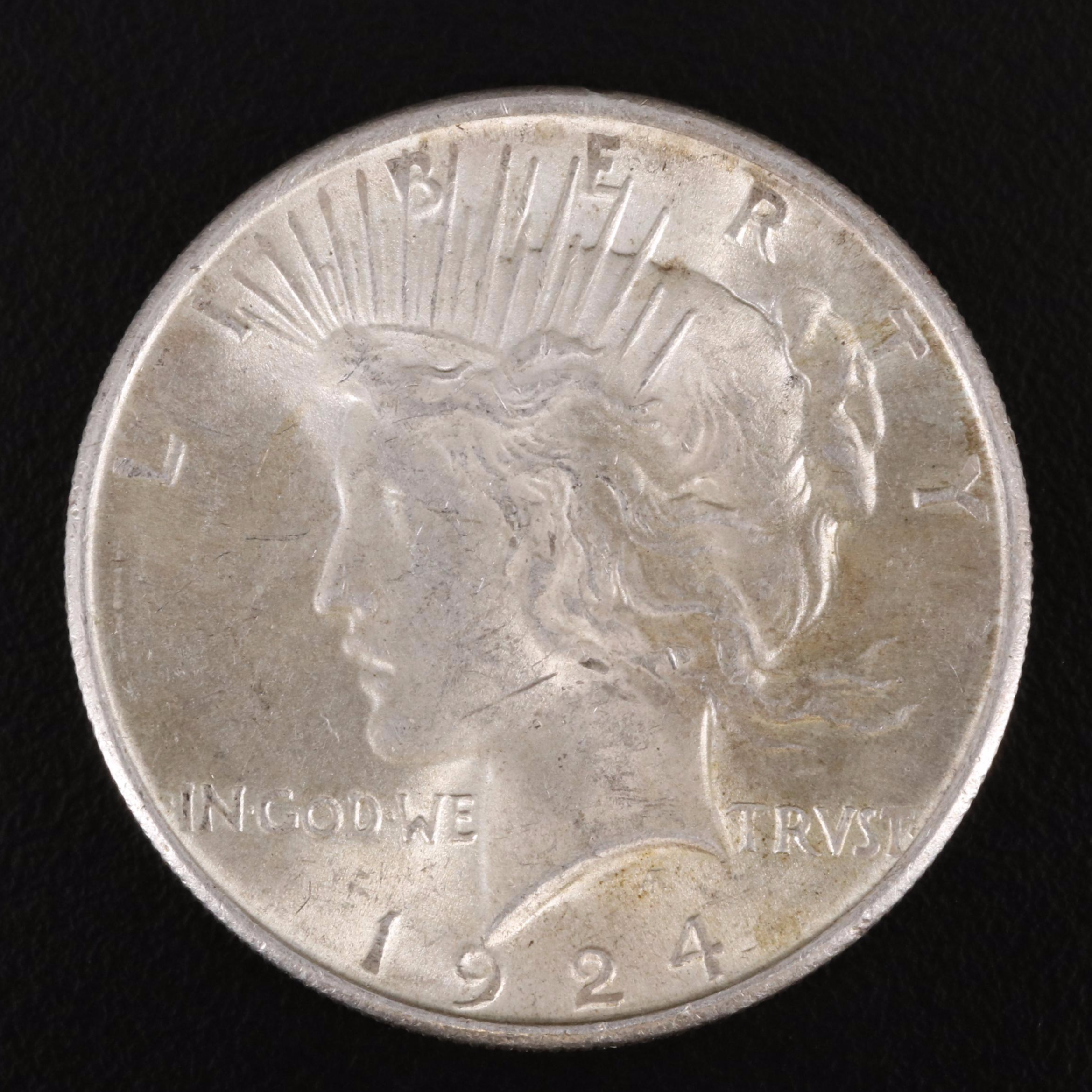 1924 Peace Silver Dollar