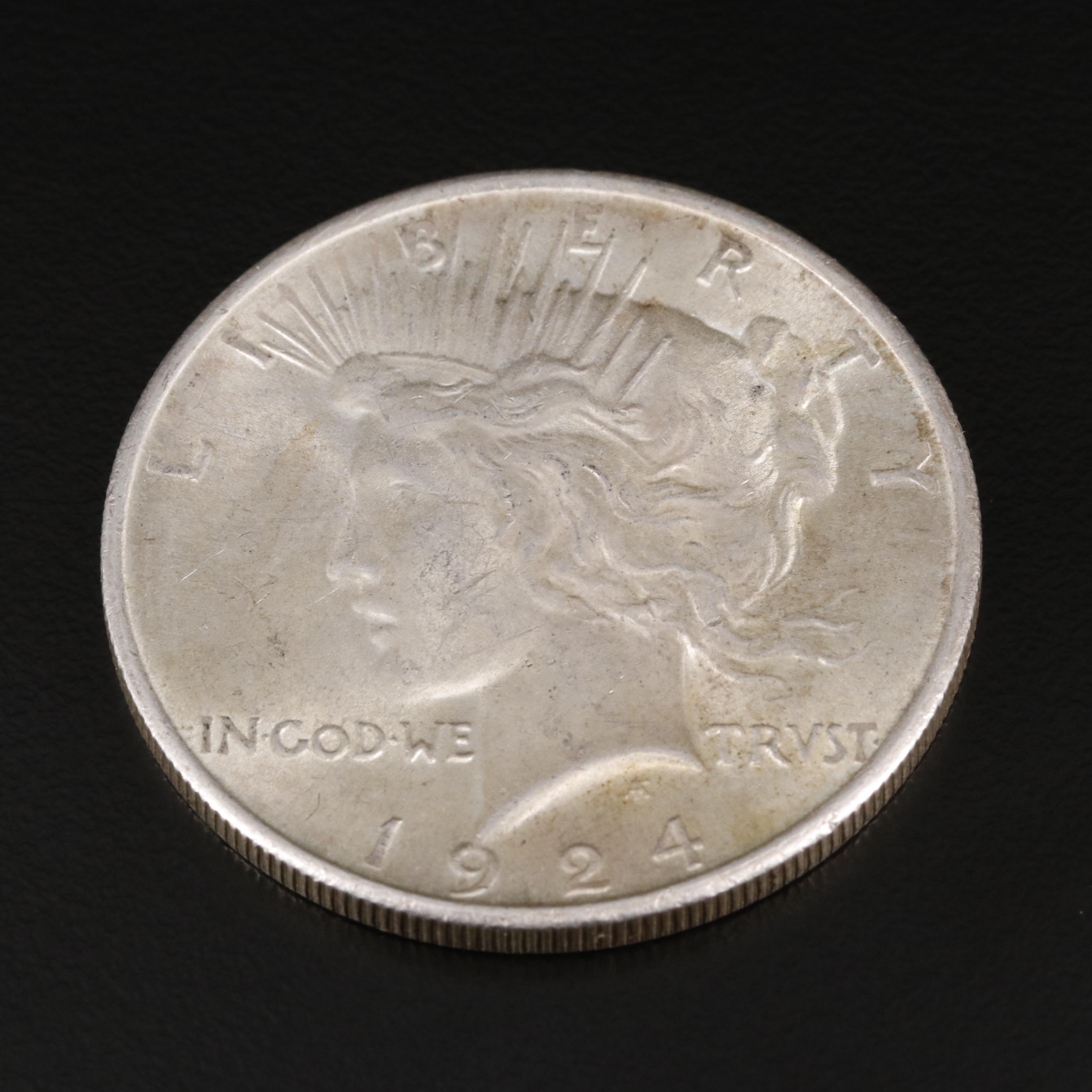 1924 Peace Silver Dollar