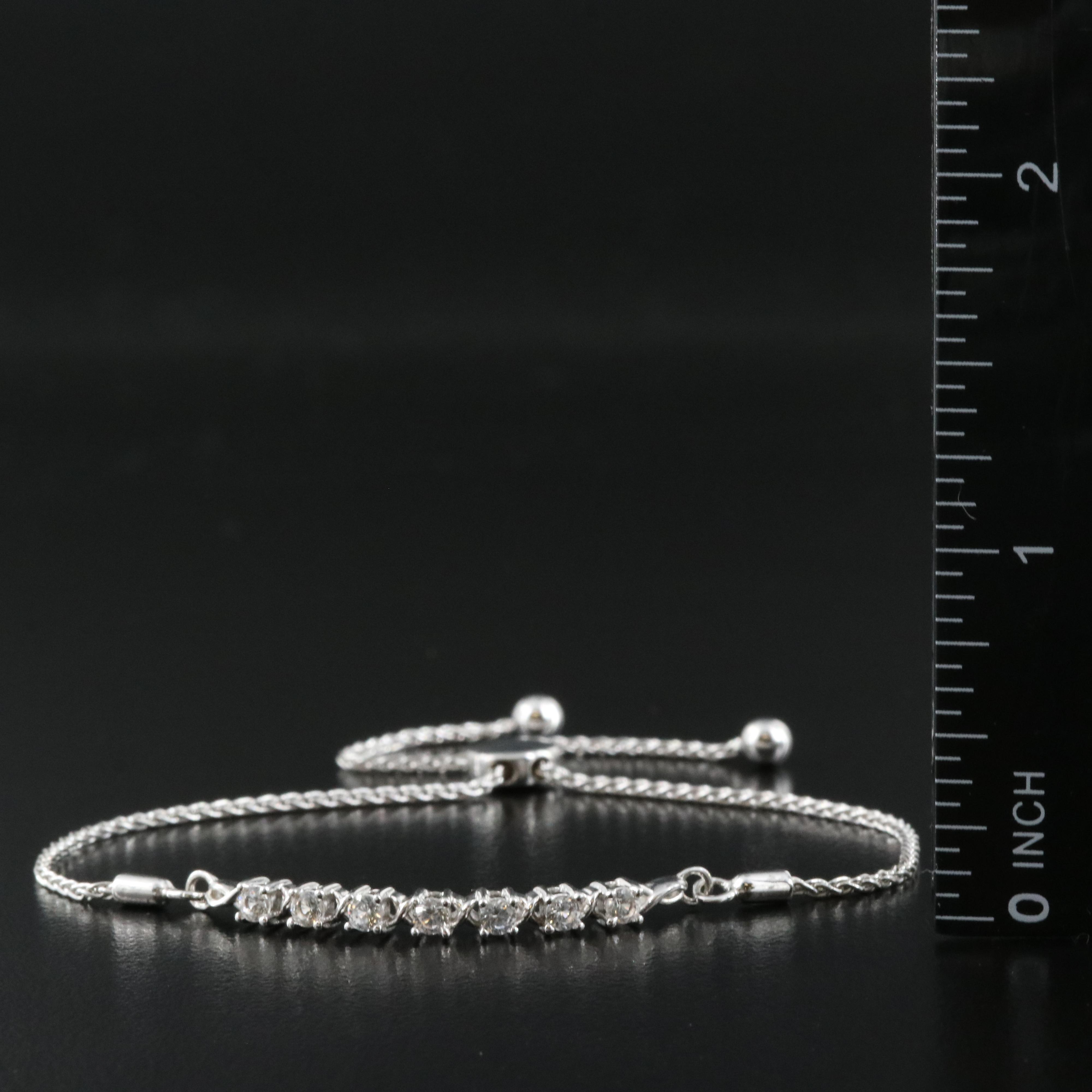 Sterling Sapphire Bolo Bracelet