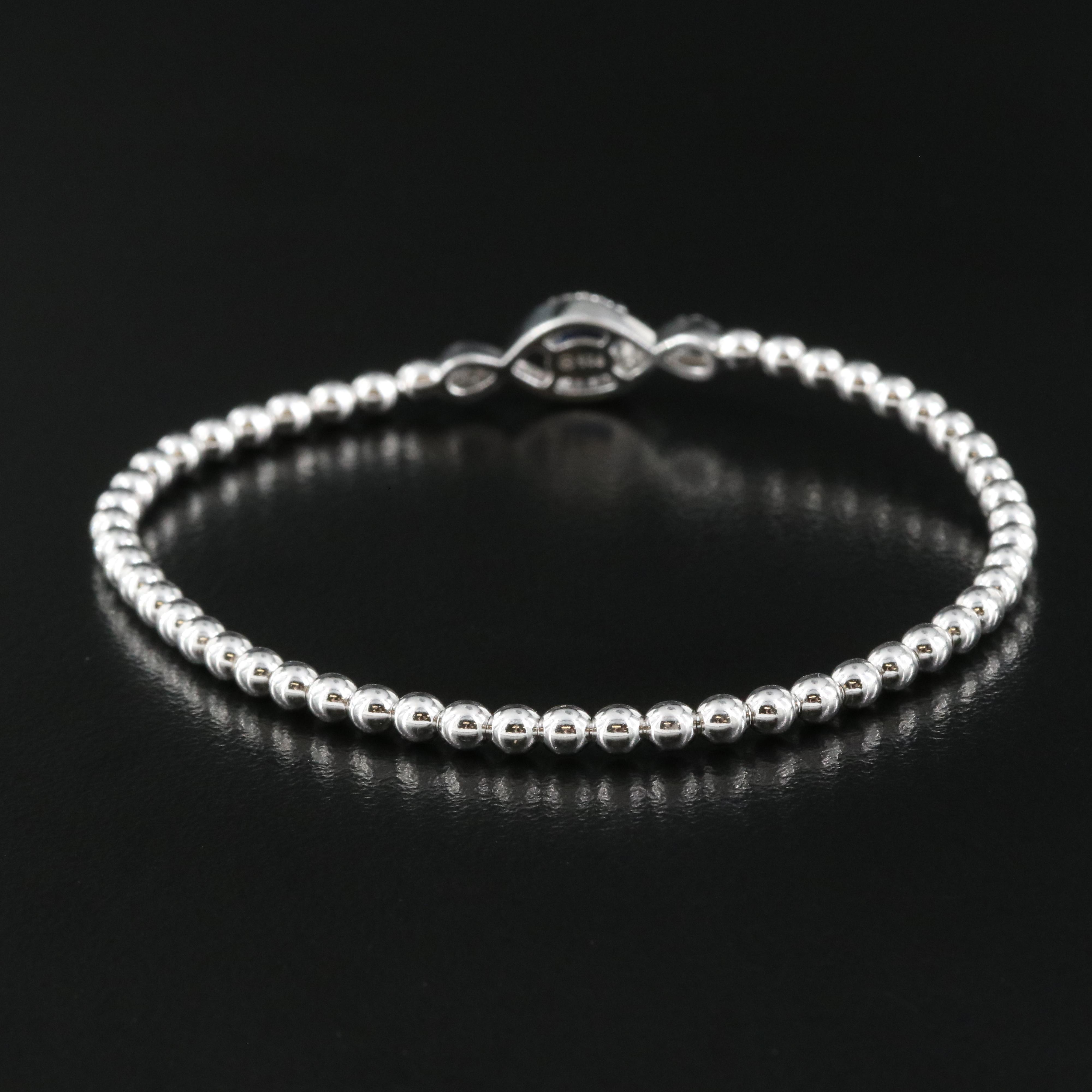 Sterling Sapphire and White Sapphire Bracelet