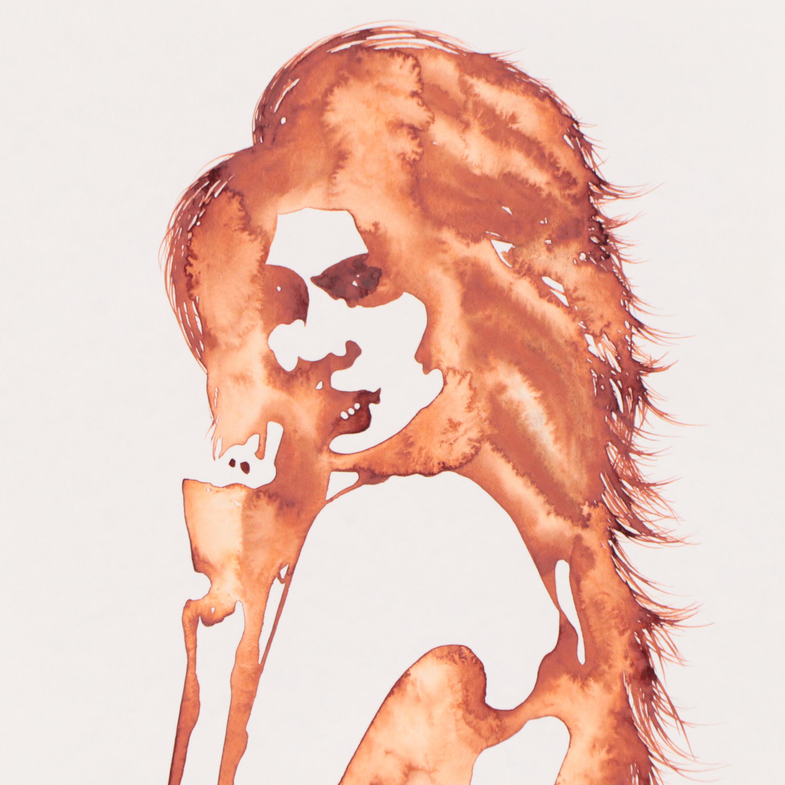 Alyona Glushchenko Figural Watercolor Painting, 2022