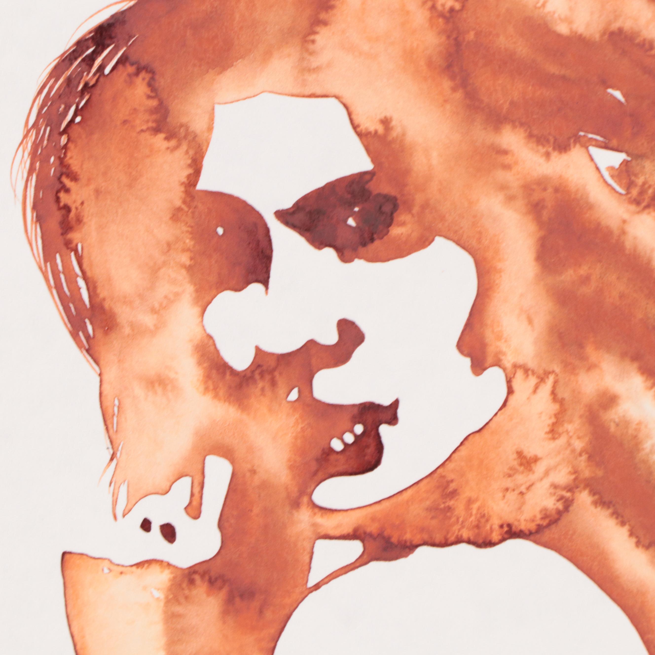 Alyona Glushchenko Figural Watercolor Painting, 2022