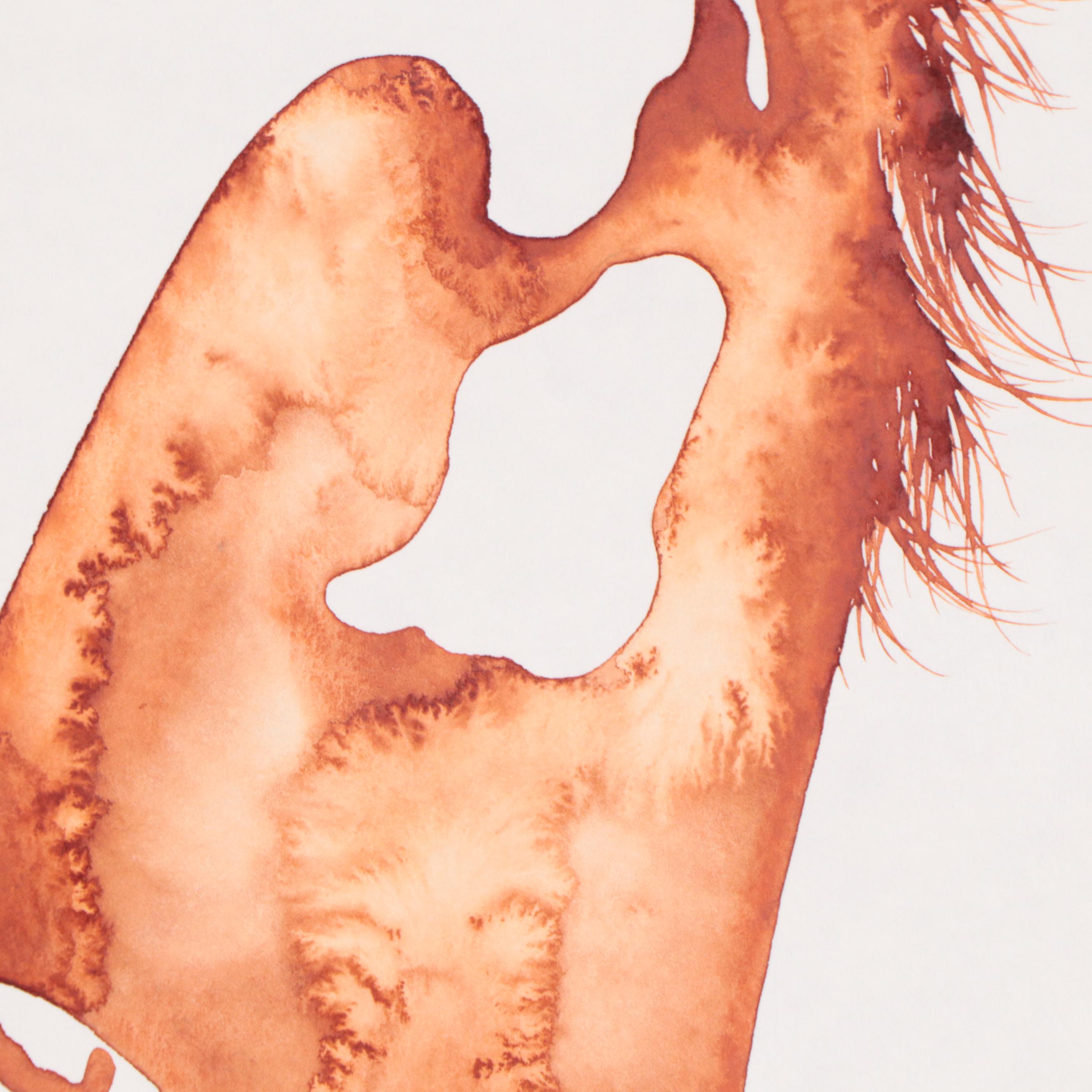 Alyona Glushchenko Figural Watercolor Painting, 2022