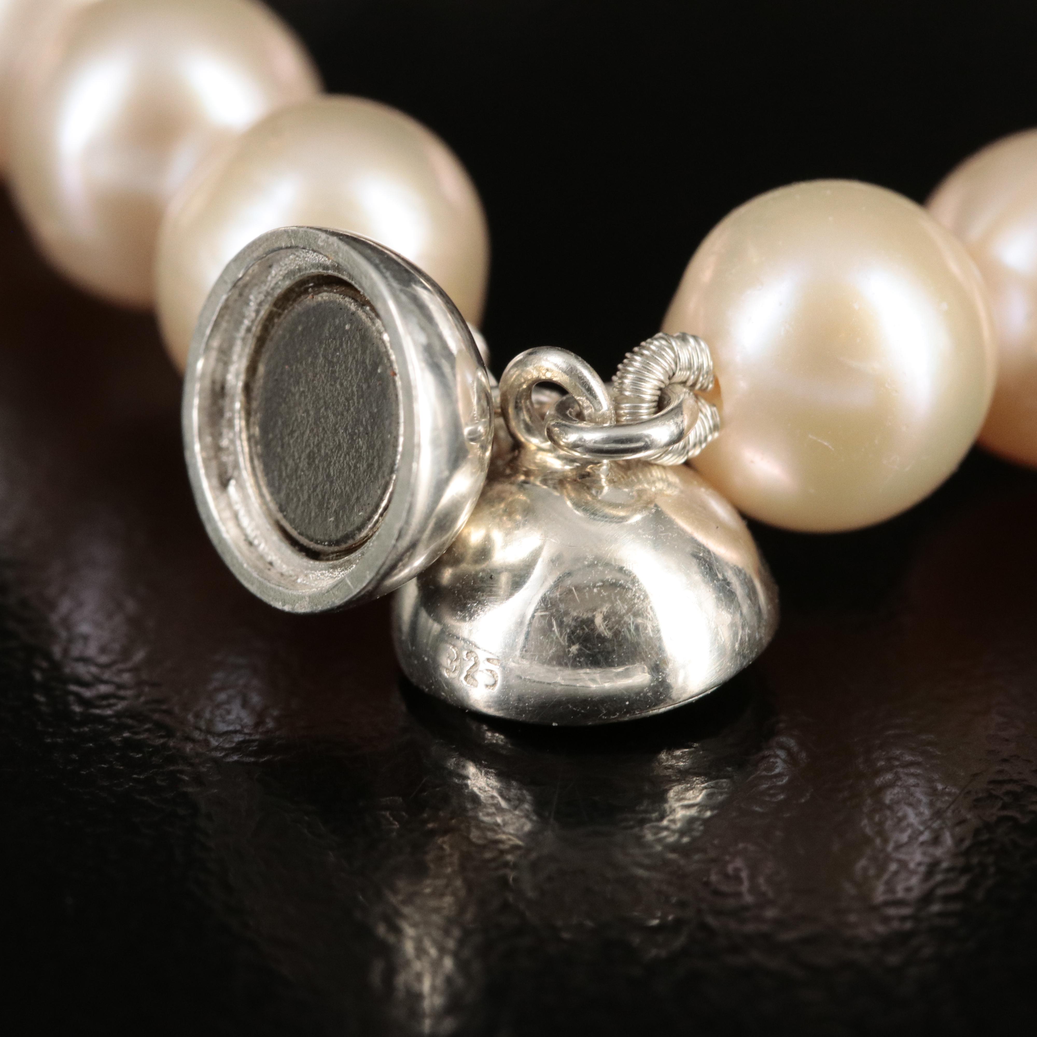 Michael Dawkins Sterling Pearl Bracelet