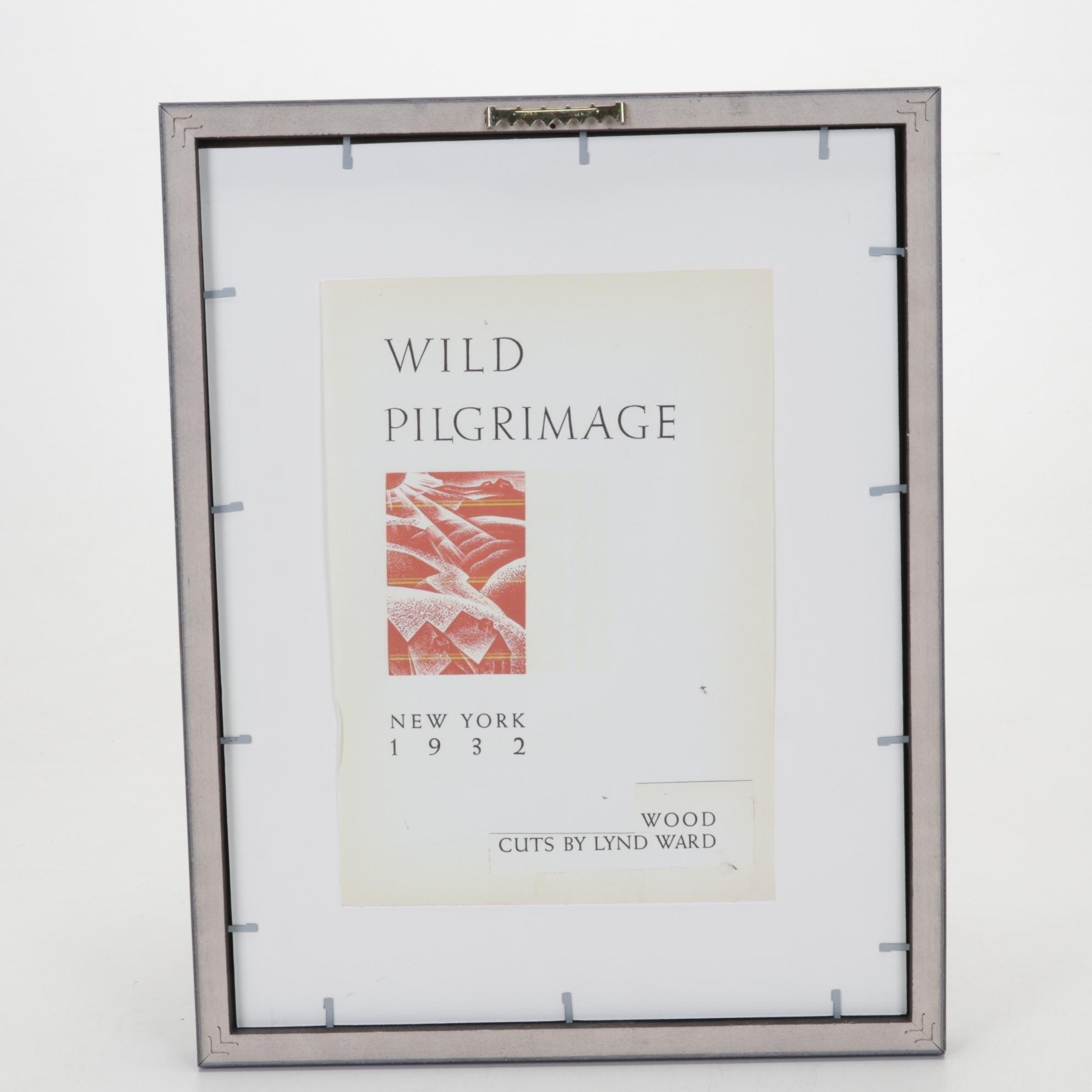 Lynd Ward Art Deco Woodcut From "Wild Pilgrimage," 1932