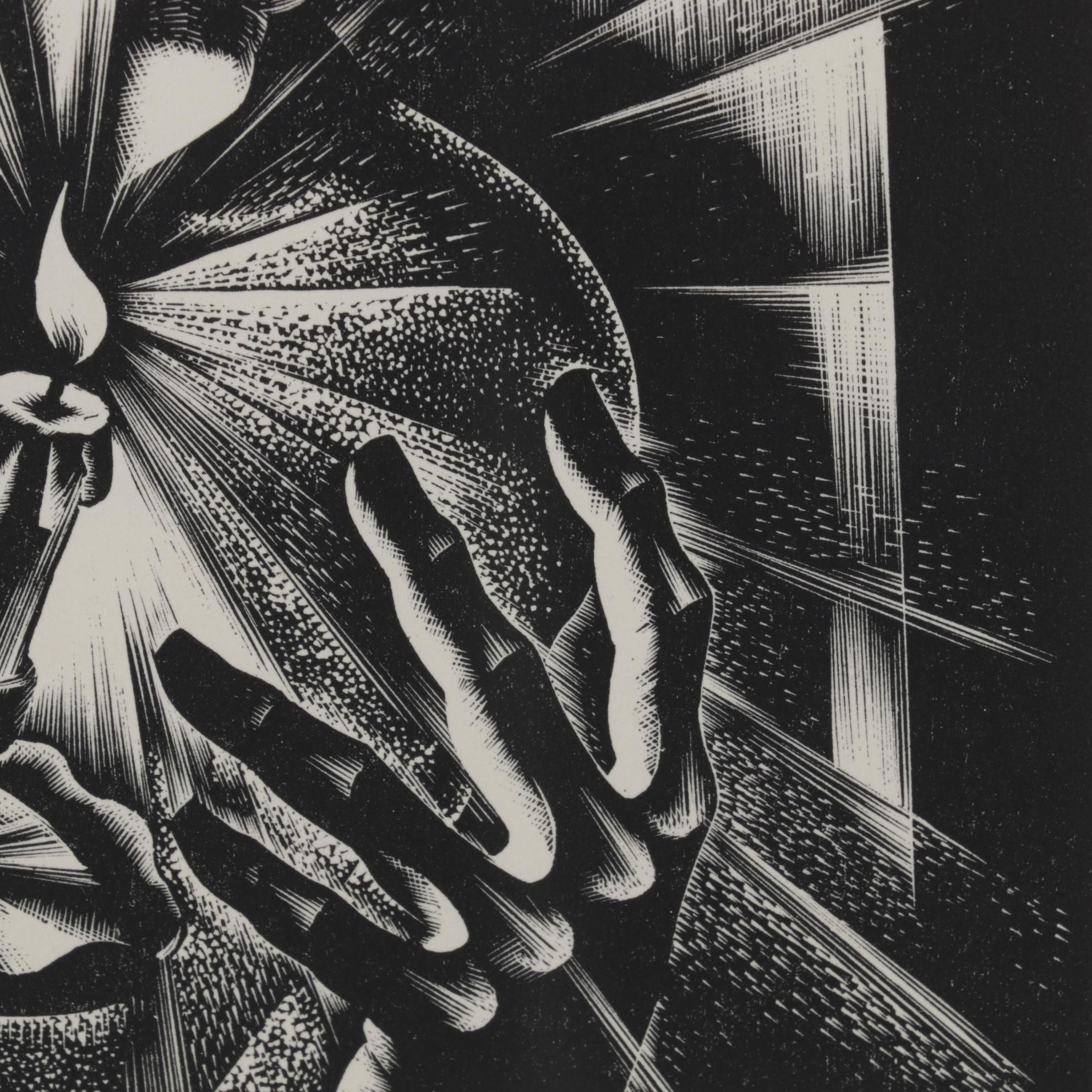 Lynd Ward Art Deco Woodcut From "Wild Pilgrimage," 1932