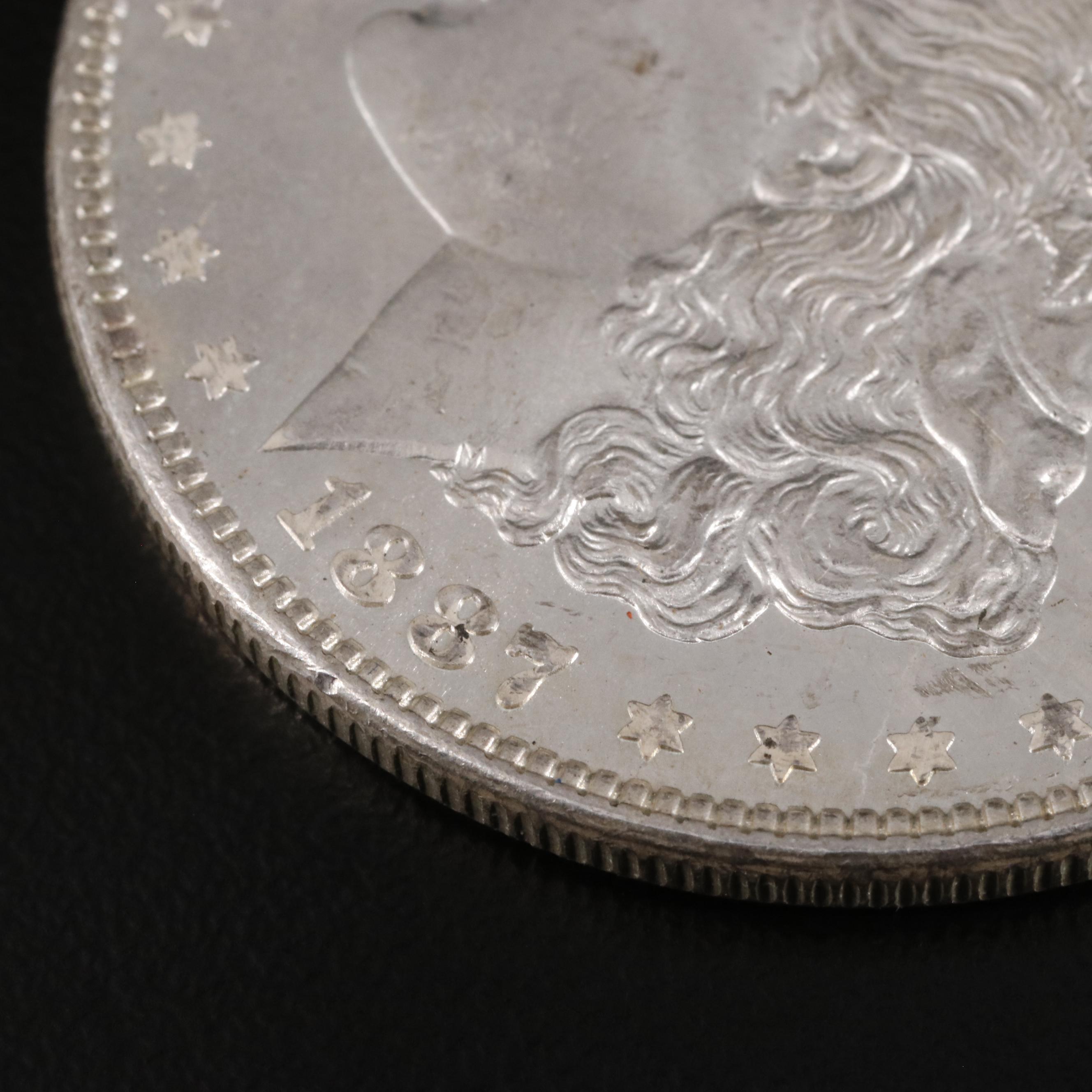 1887 Morgan Silver Dollar