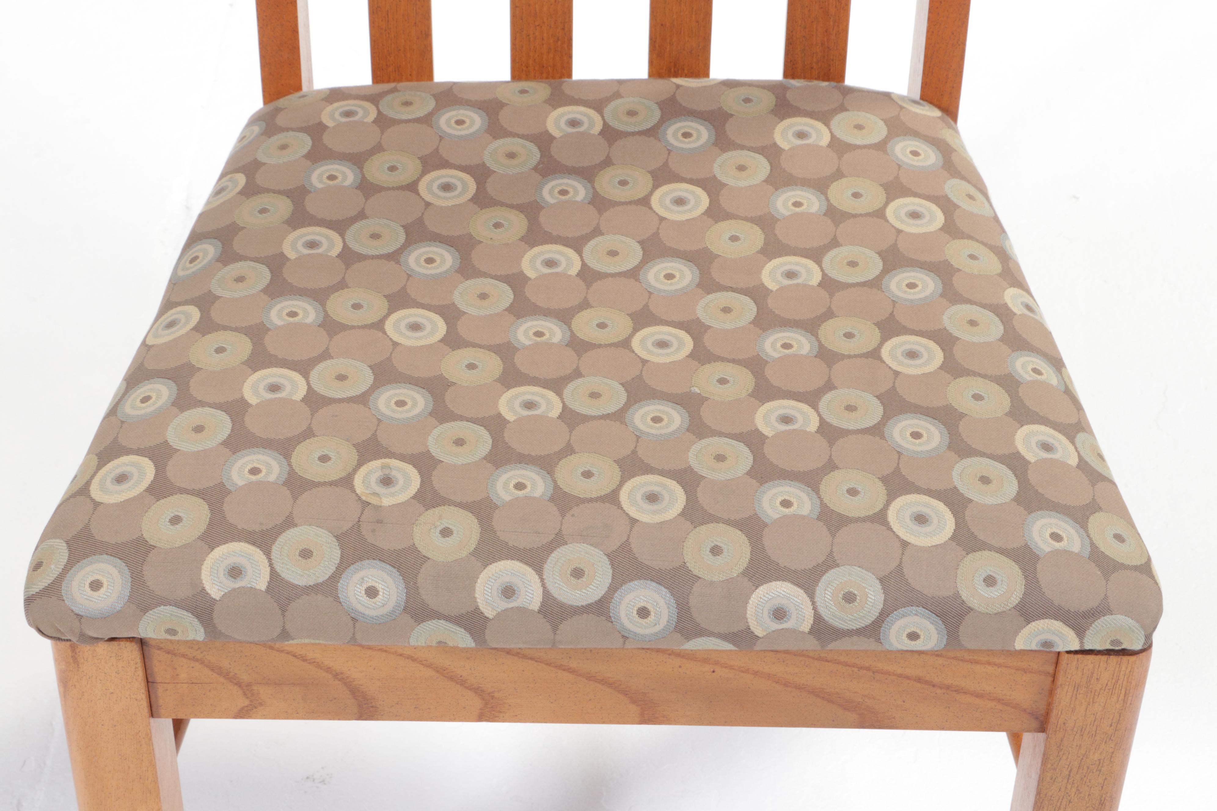 Three-Piece Danish Modern Teak and Ceramic Tile Dining Set, Incl. Gangsø Møbler