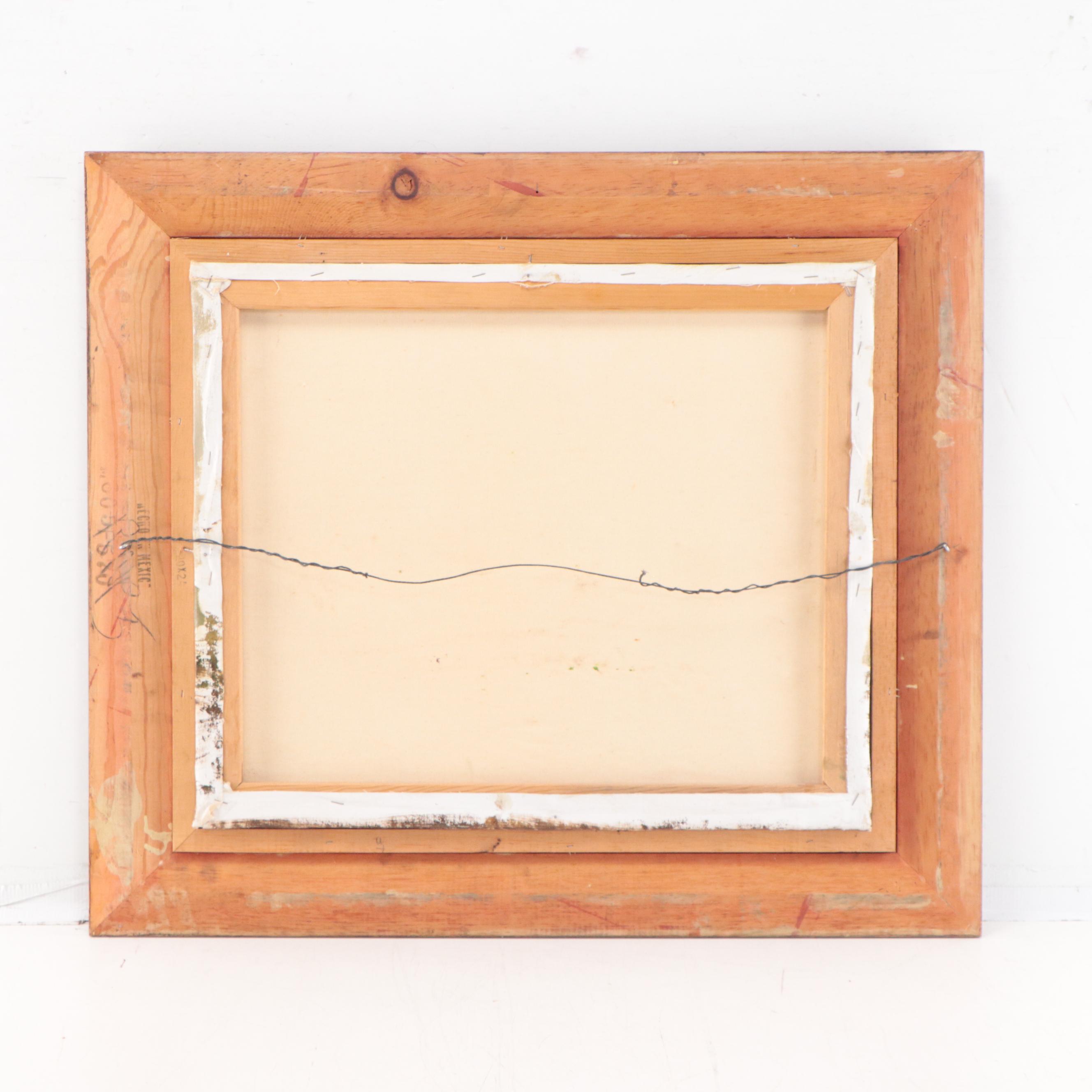 Oil Painting of Pastoral Landscape